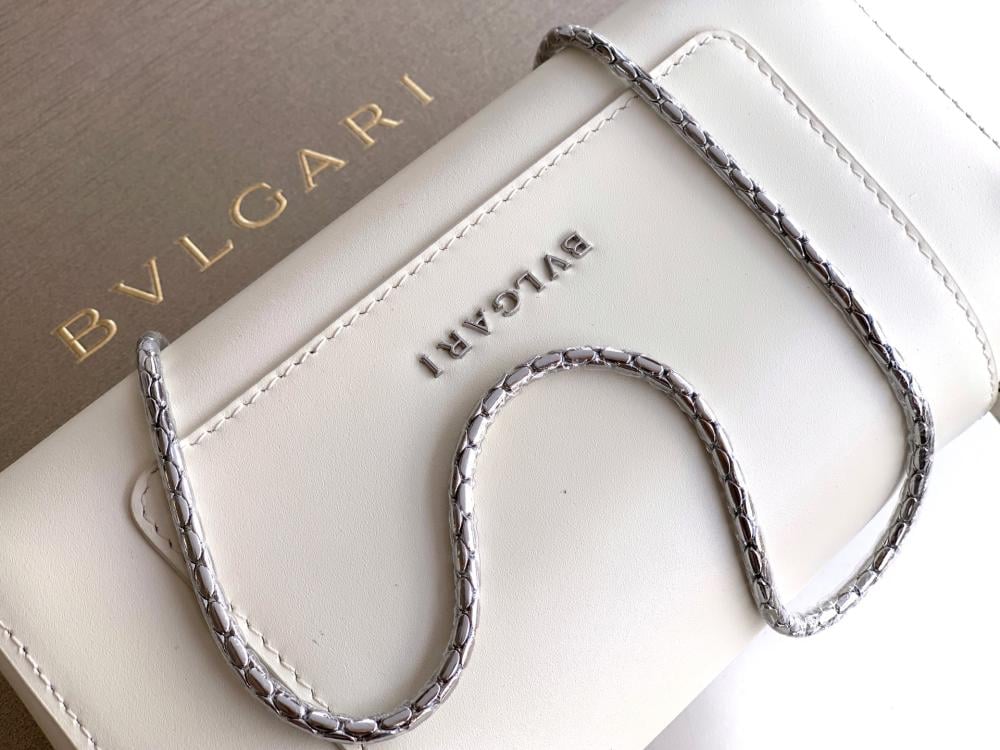 Bvlgari Serpenti Forever Leather Mini Bag – Ivory 