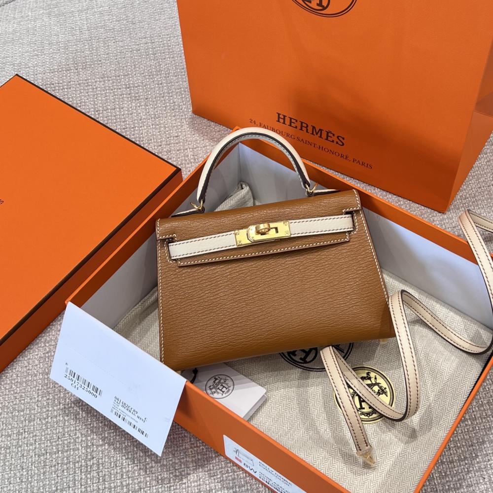 HERMES KELLY 20 MINI SELLIER ANEMONE EPSOM GOLD HARDWARE
