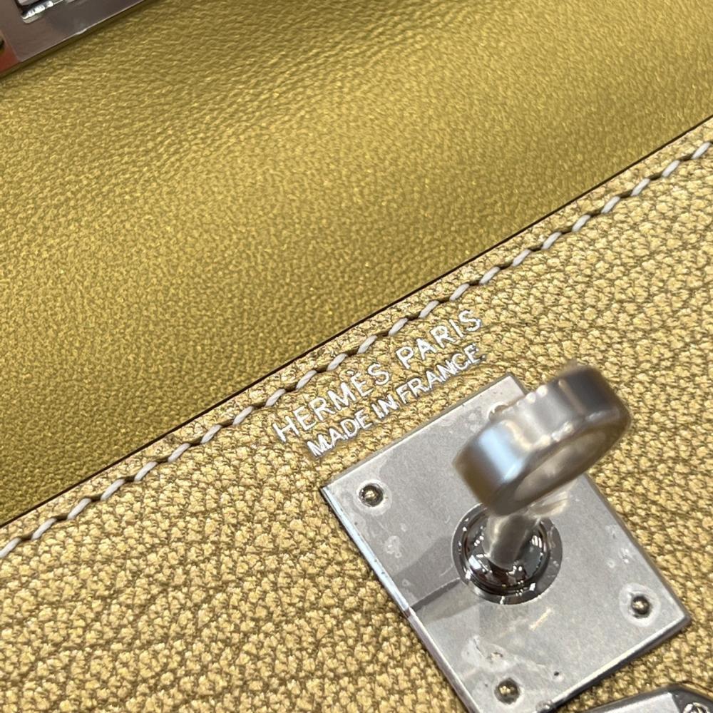 HERMES KELLY 20 MINI SELLIER ANEMONE EPSOM GOLD HARDWARE