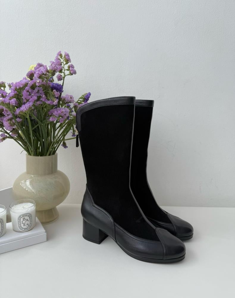 Chanel Mid-Calf Boots