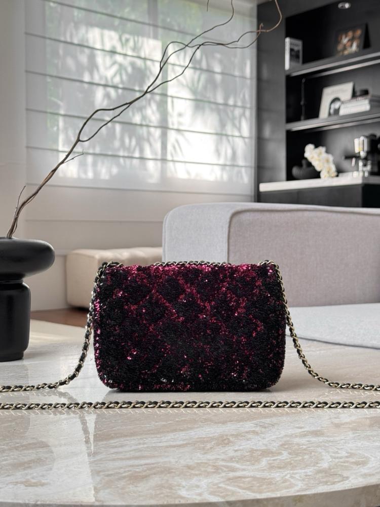 Chanel CF20 Evening Bag – Vinyl &amp; Sequin Special Edition