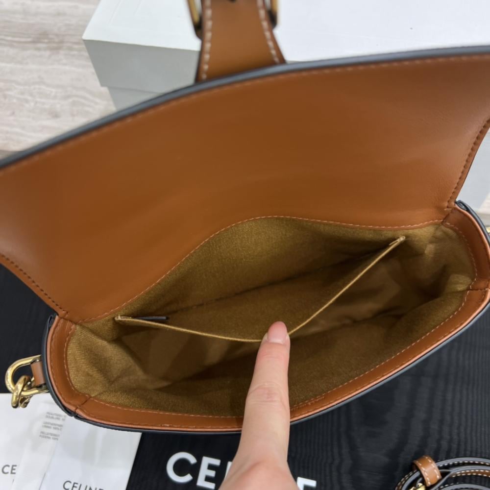 CELINE Folco Shoulder Bag Triomphe