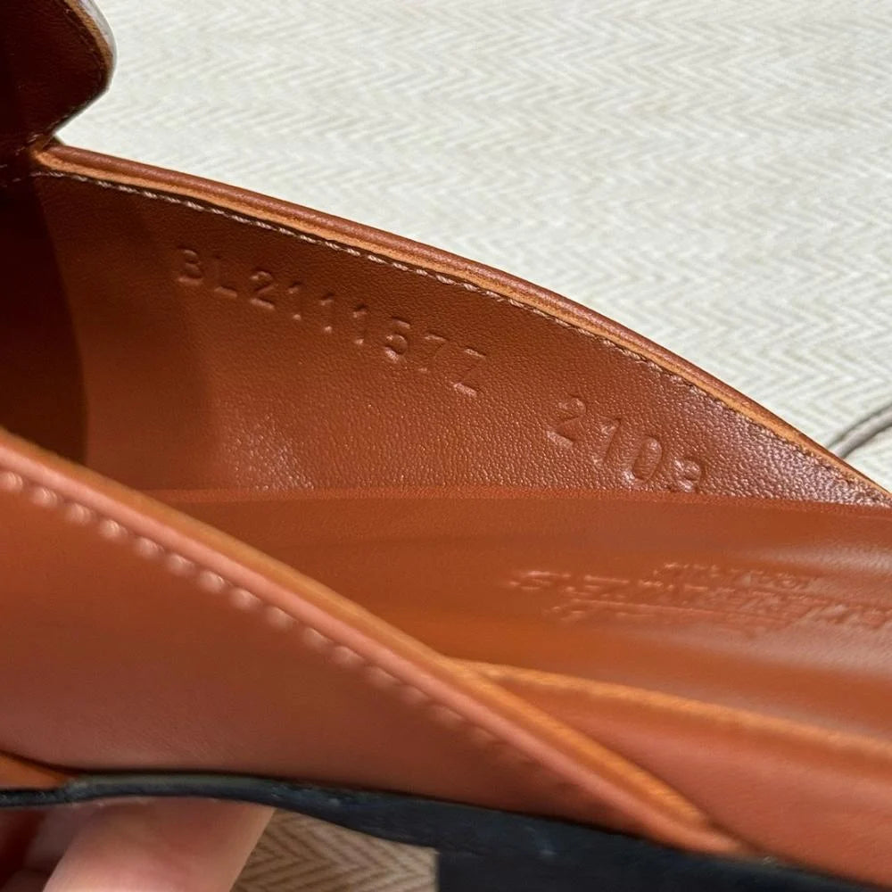 Hermès Oran Sandals Gray Argent