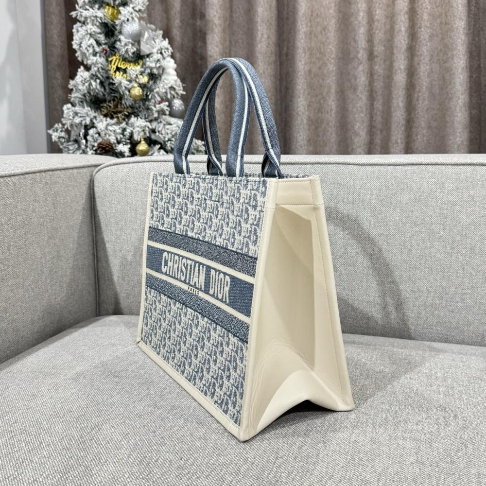 Christian Dior Mavi Book Tote Orta