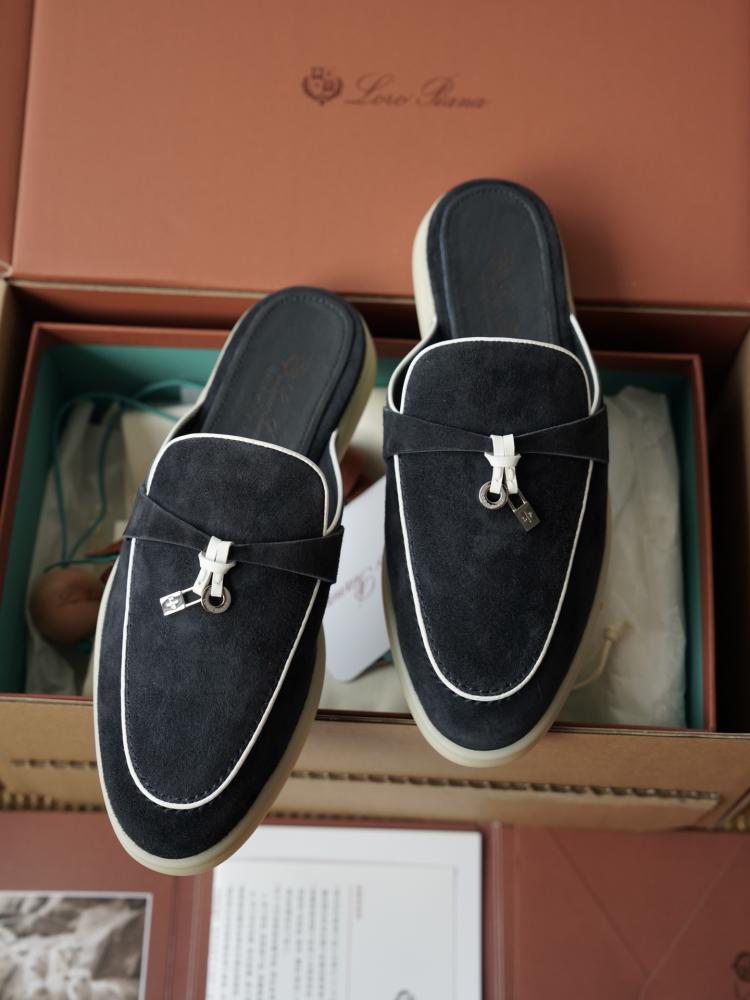 Loro Piana Charms Walk Babouche Loafer