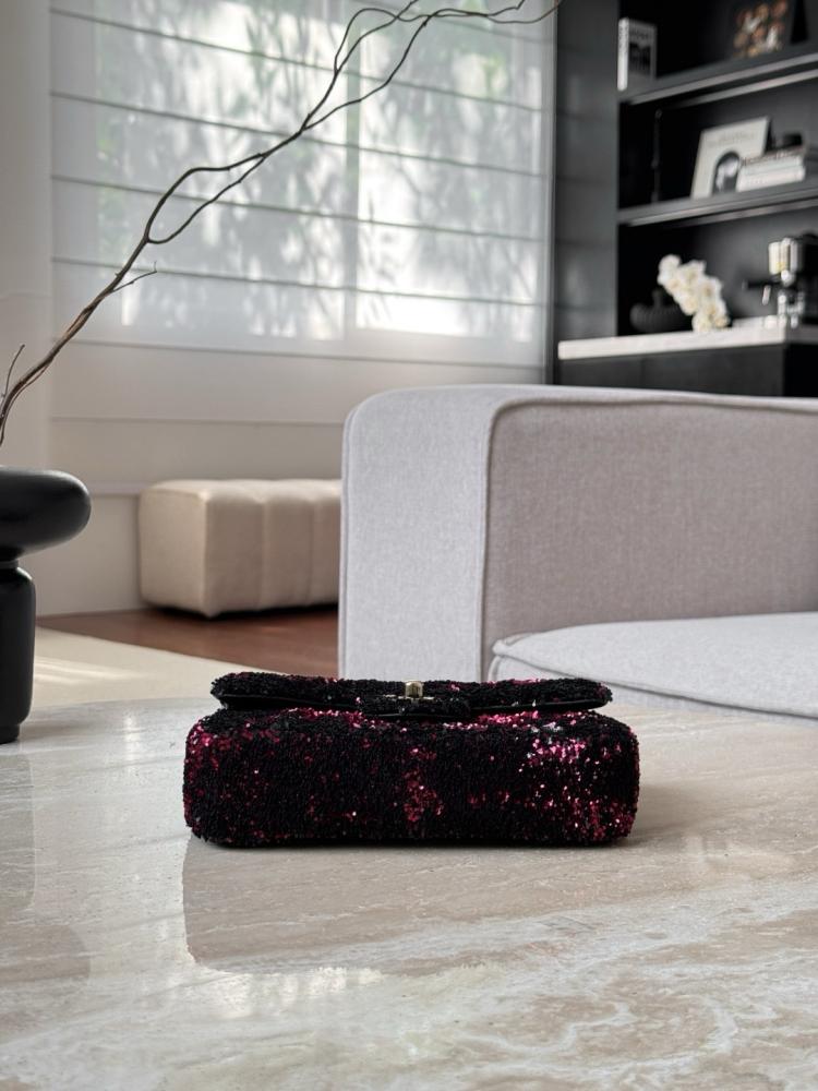 Chanel CF20 Evening Bag – Vinyl &amp; Sequin Special Edition