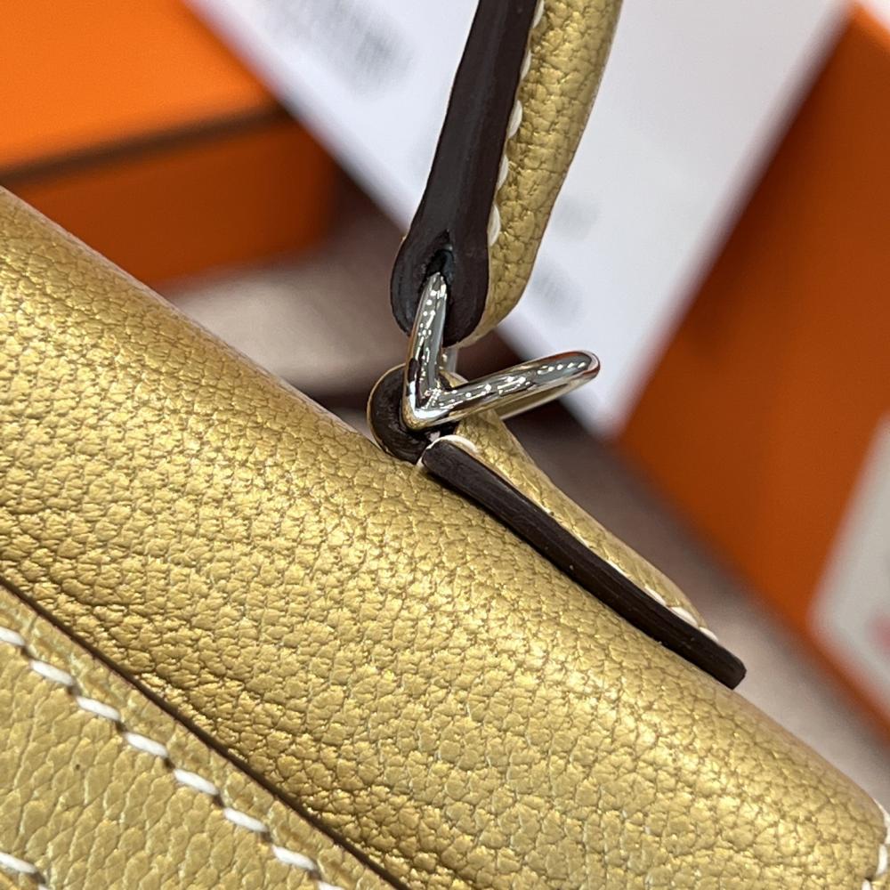 HERMES KELLY 20 MINI SELLIER ANEMONE EPSOM GOLD HARDWARE