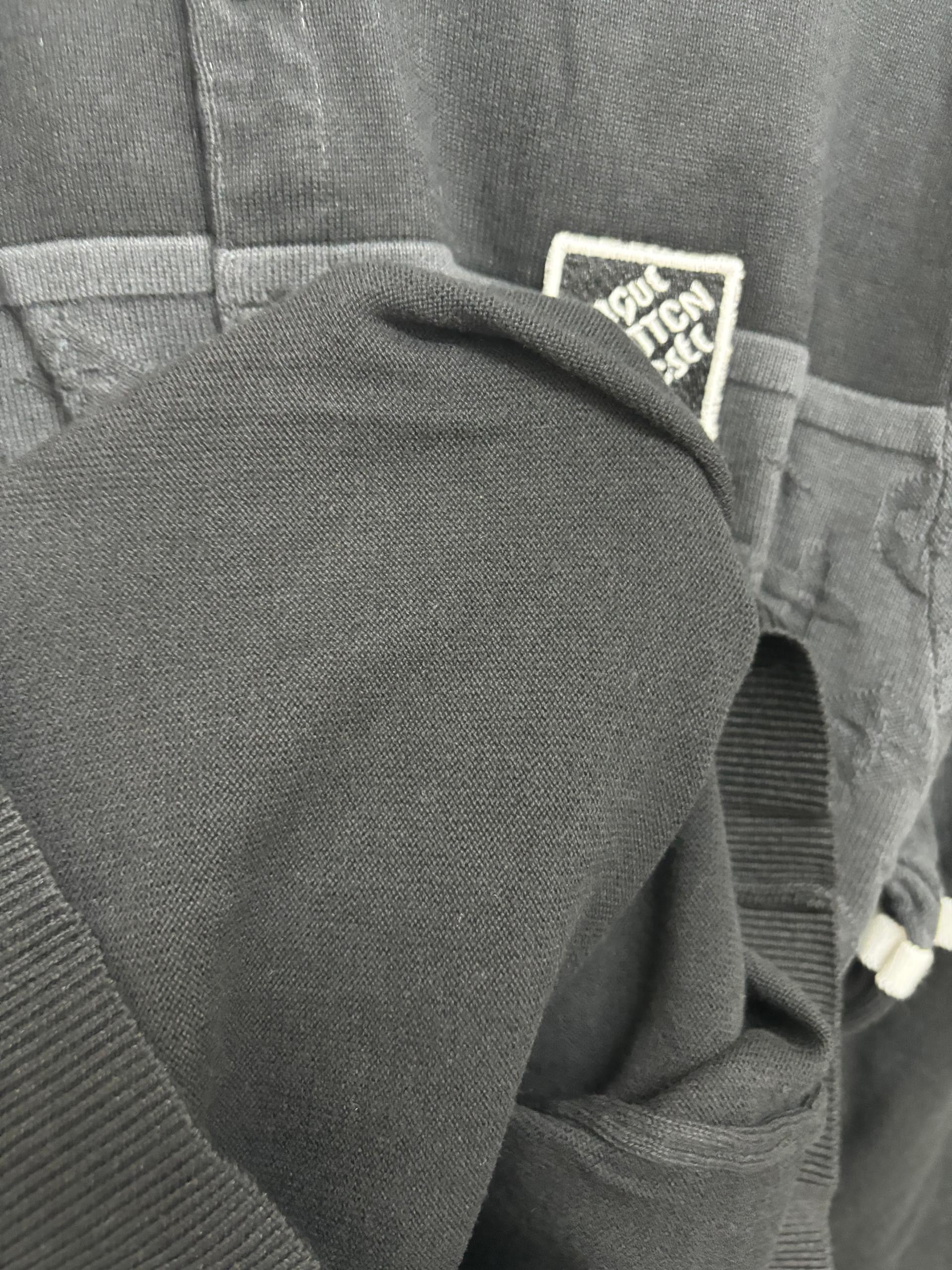 LV Monogram Jakarlı Uzun Kollu Polo Gömlek