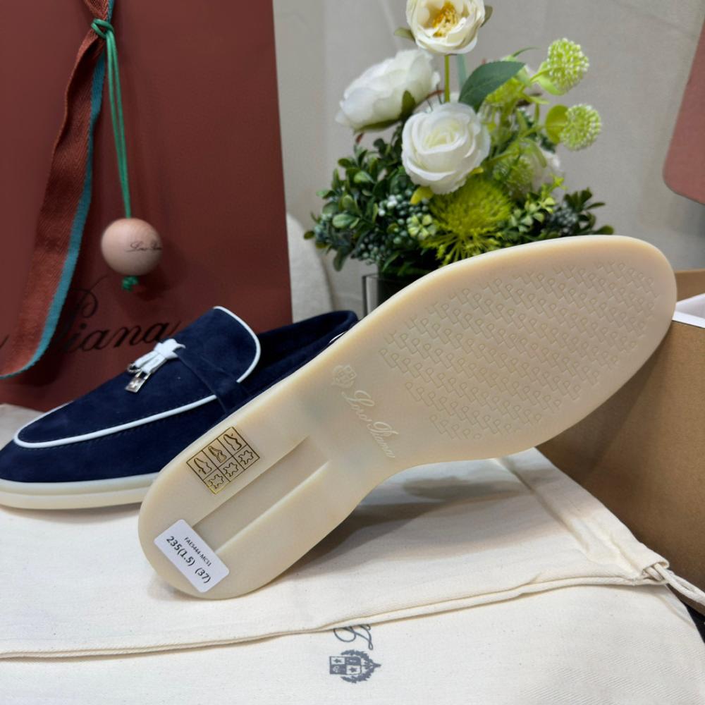 Loro Piana Yaz Büyüsü Yürüyüş Ayakkabısı - Lacivert - Glimmer of Luxury