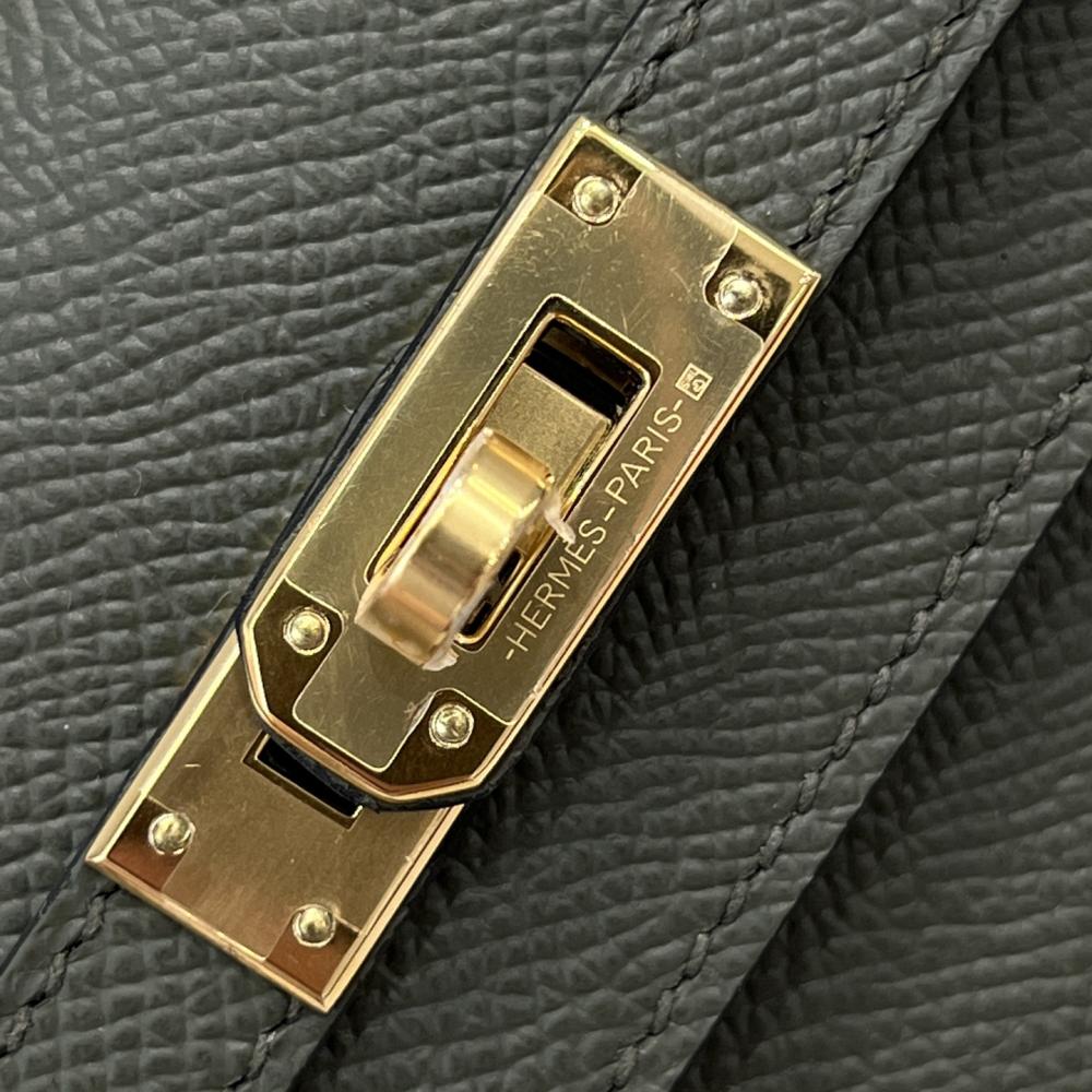 Hermès Kelly To Go Epsom 19cm Vert de Gris 