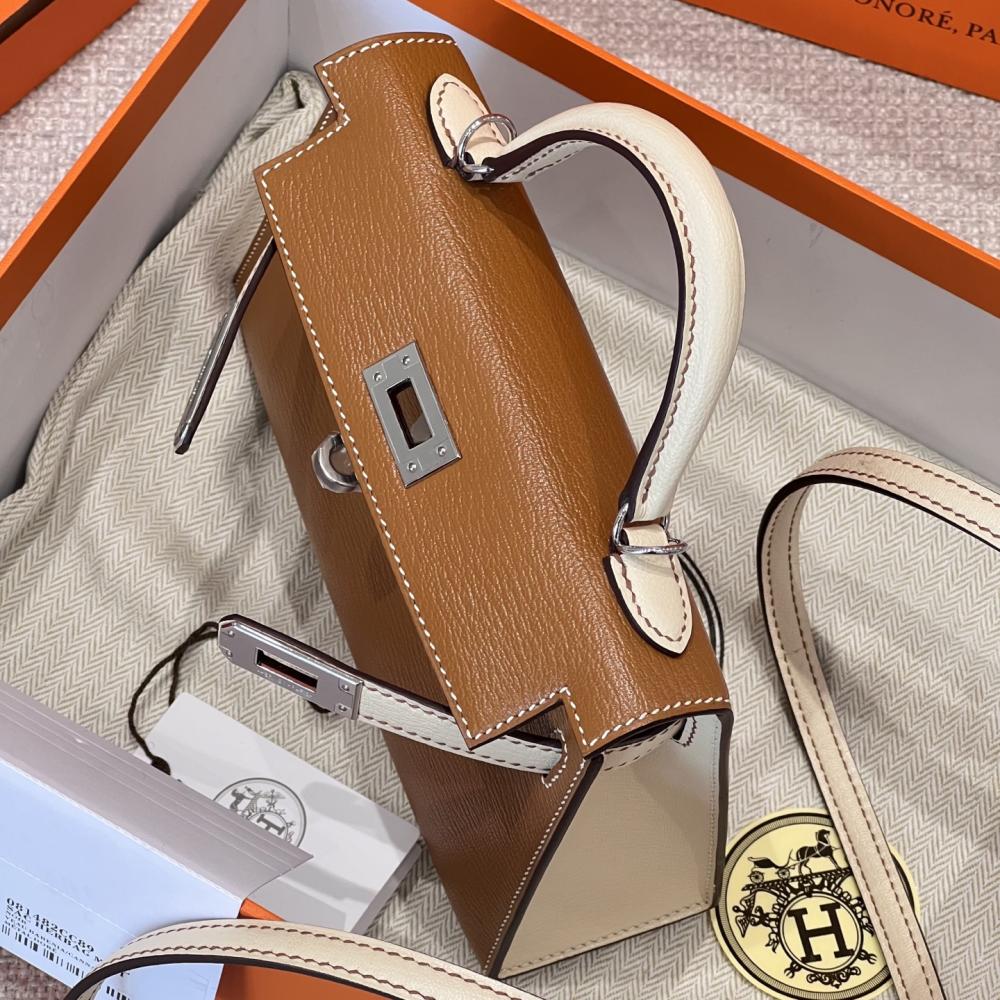 HERMES KELLY 20 MINI SELLIER ANEMONE EPSOM GOLD HARDWARE