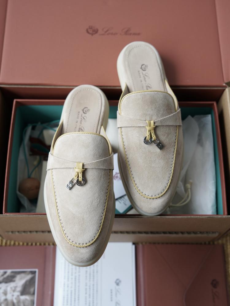 Loro Piana Charms Walk Babouche Loafer