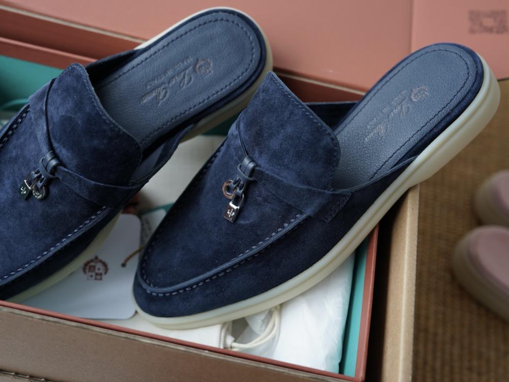 Loro Piana Charms Walk Babouche Loafer