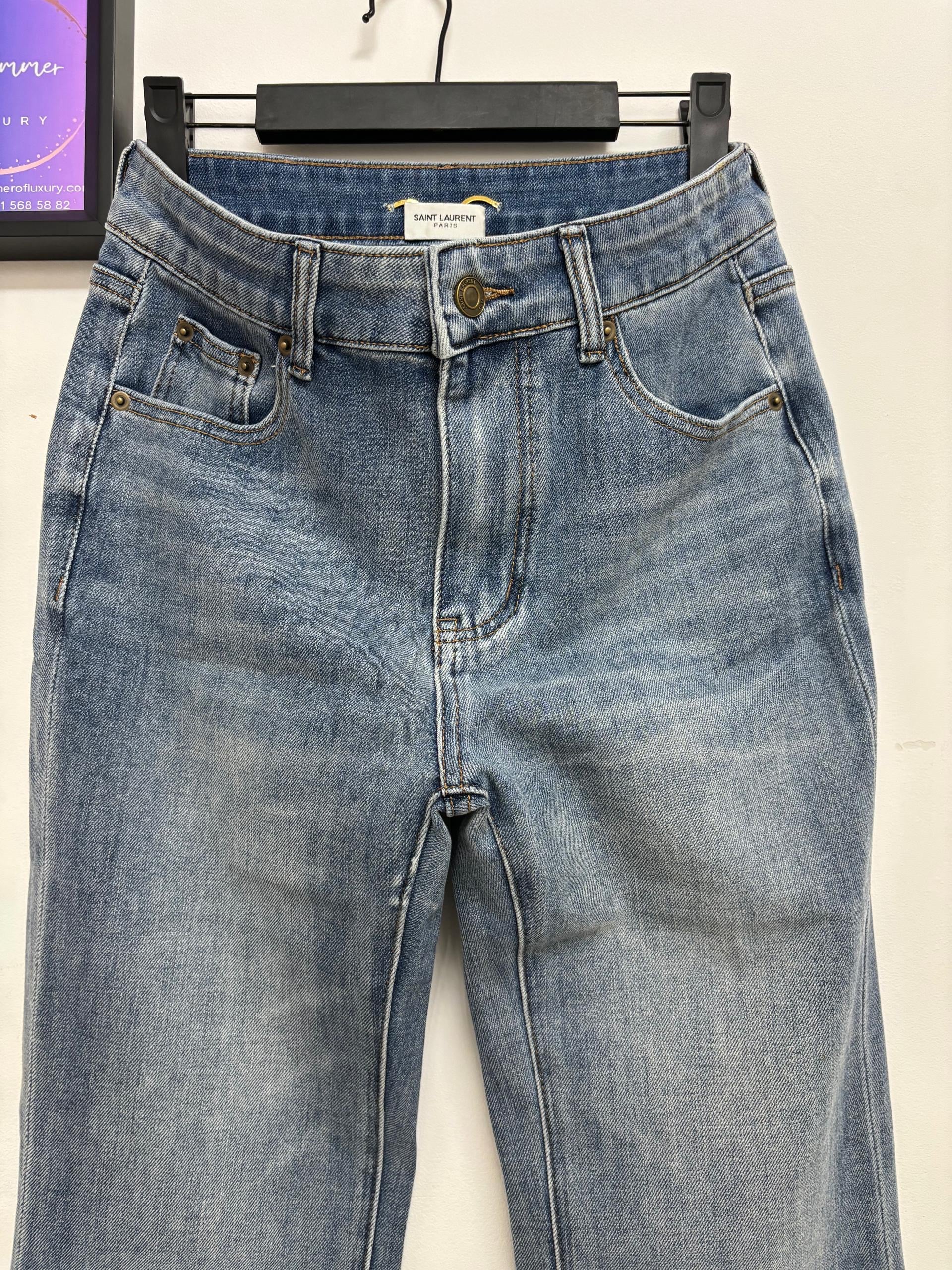 Saint Laurent S25 Blue Jeans
