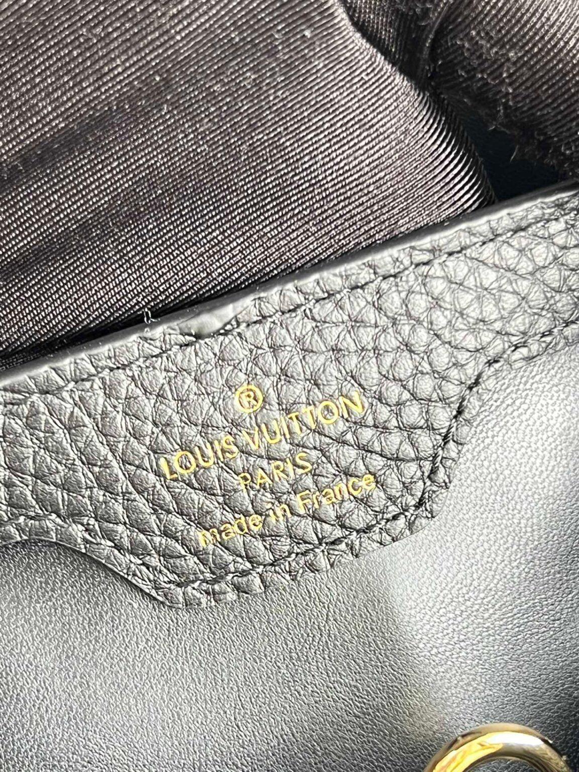 Louis Vuitton Capucines BB Küçük Çanta Siyah Puzzle - Glimmer of Luxury