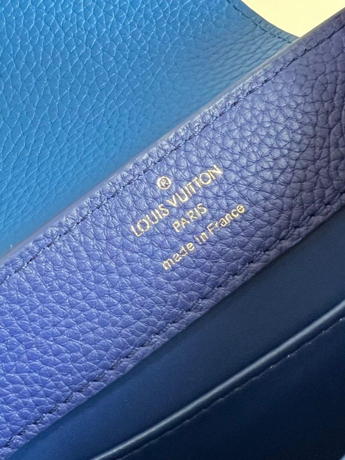 Louis Vuitton Capucines Mini El Çantası Mavi - Glimmer of Luxury