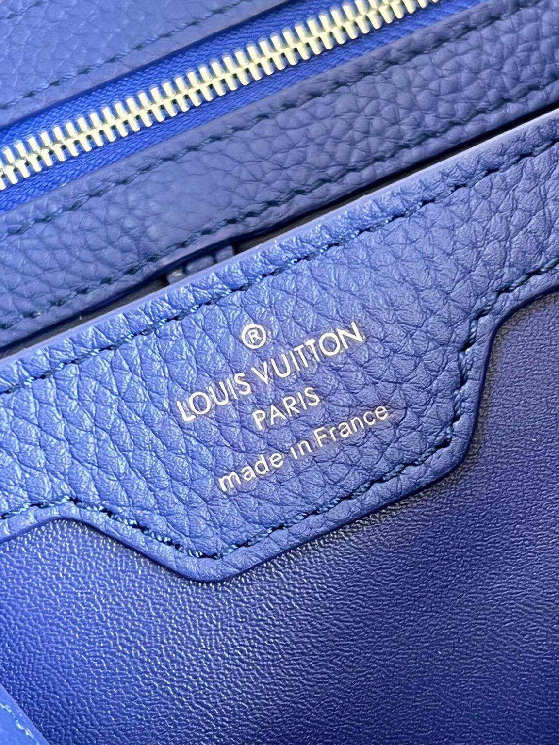 Louis Vuitton Capucines BB Koyu Mavi Küçük El Çantası - Glimmer of Luxury
