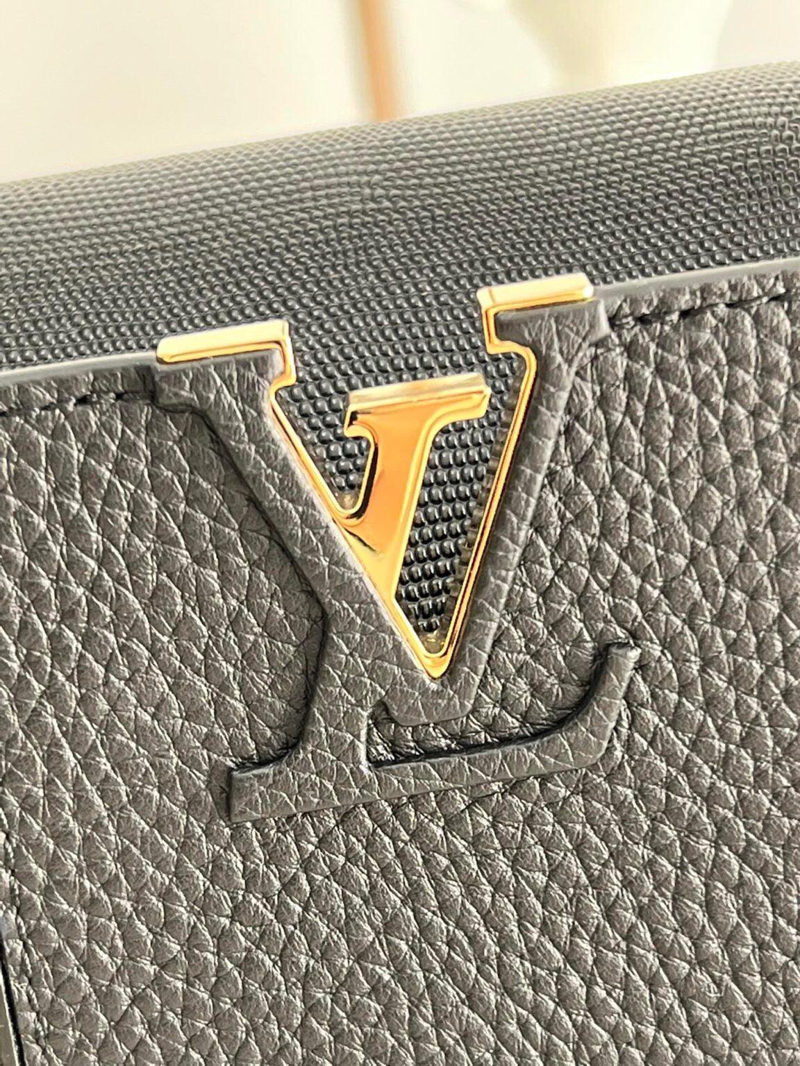 Louis Vuitton Capucines BB Küçük Çanta Siyah Puzzle - Glimmer of Luxury