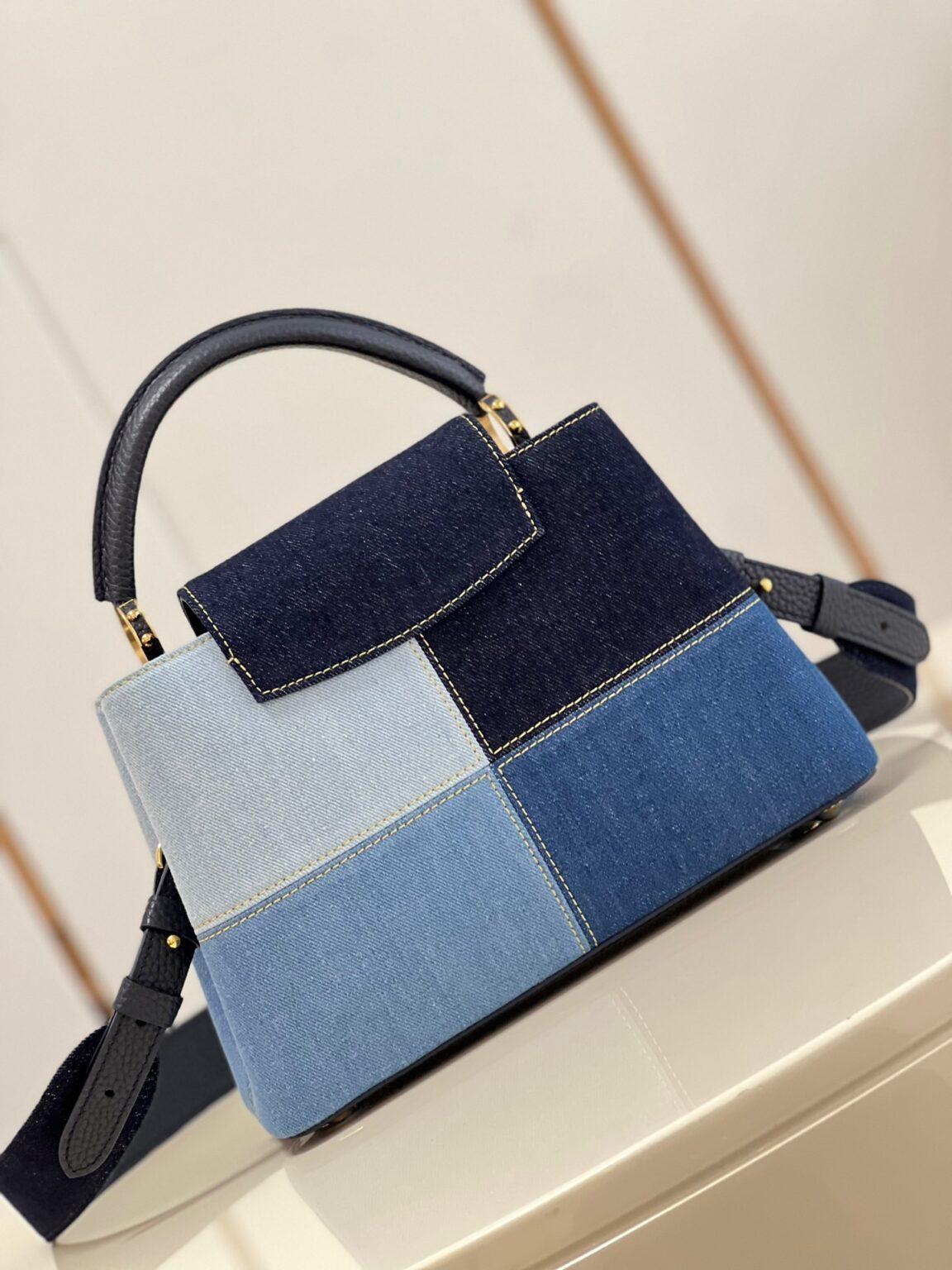 Louis Vuitton Capucines BB Denim Küçük El Çantası - Glimmer of Luxury