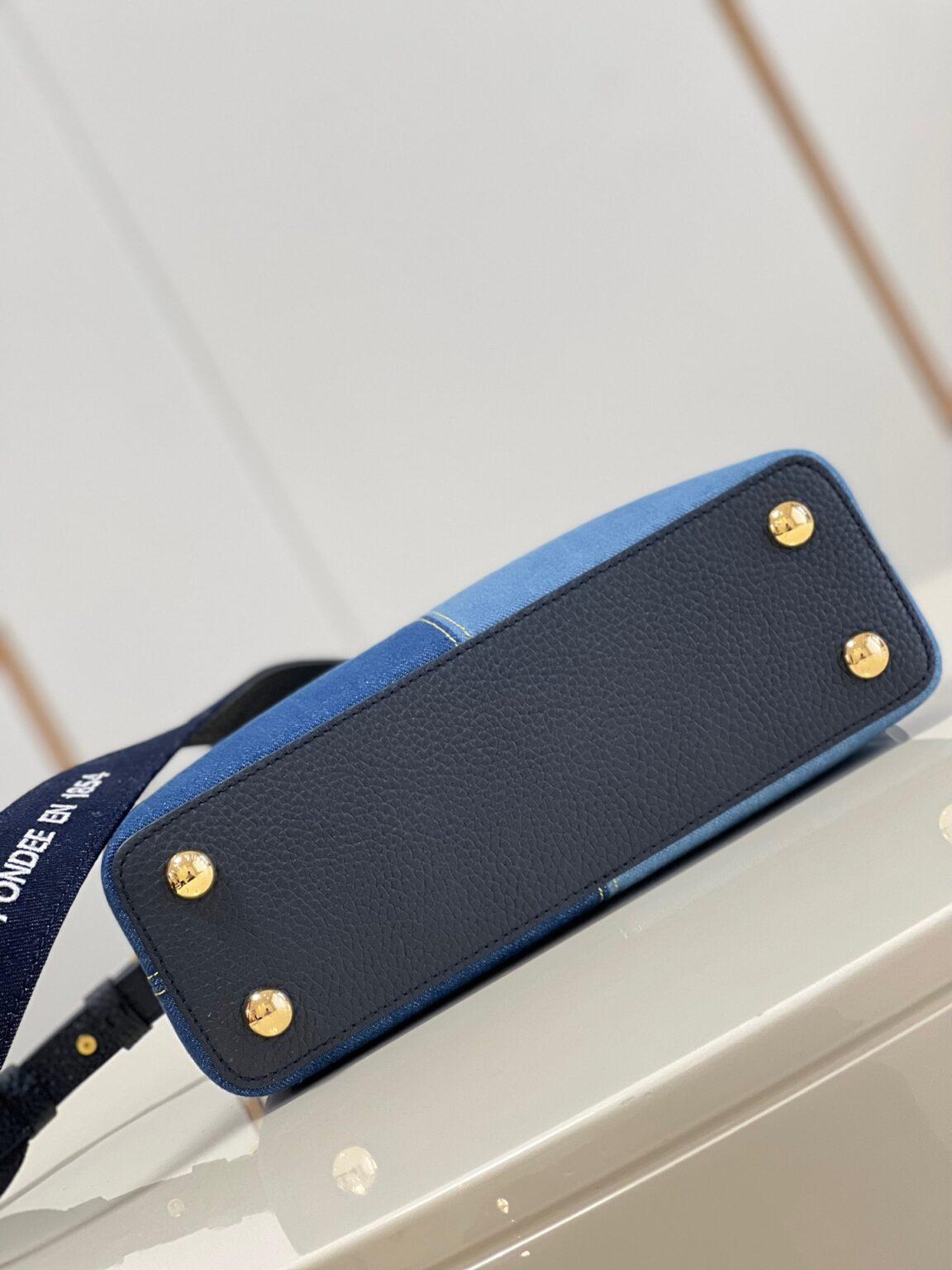 Louis Vuitton Capucines BB Denim Küçük El Çantası - Glimmer of Luxury