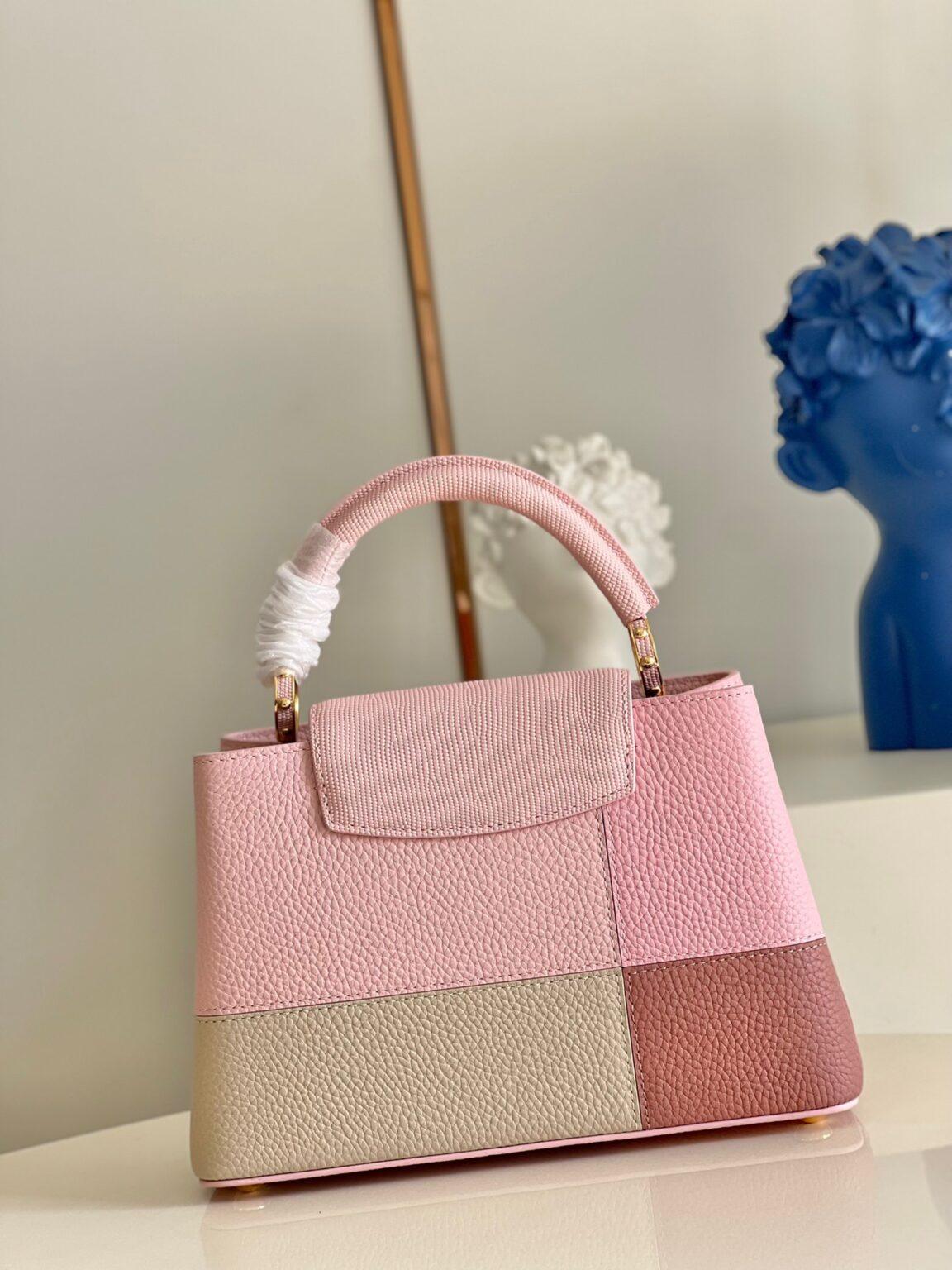 Louis Vuitton Capucines BB Pembe Yapbozlu Küçük Çanta - Glimmer of Luxury