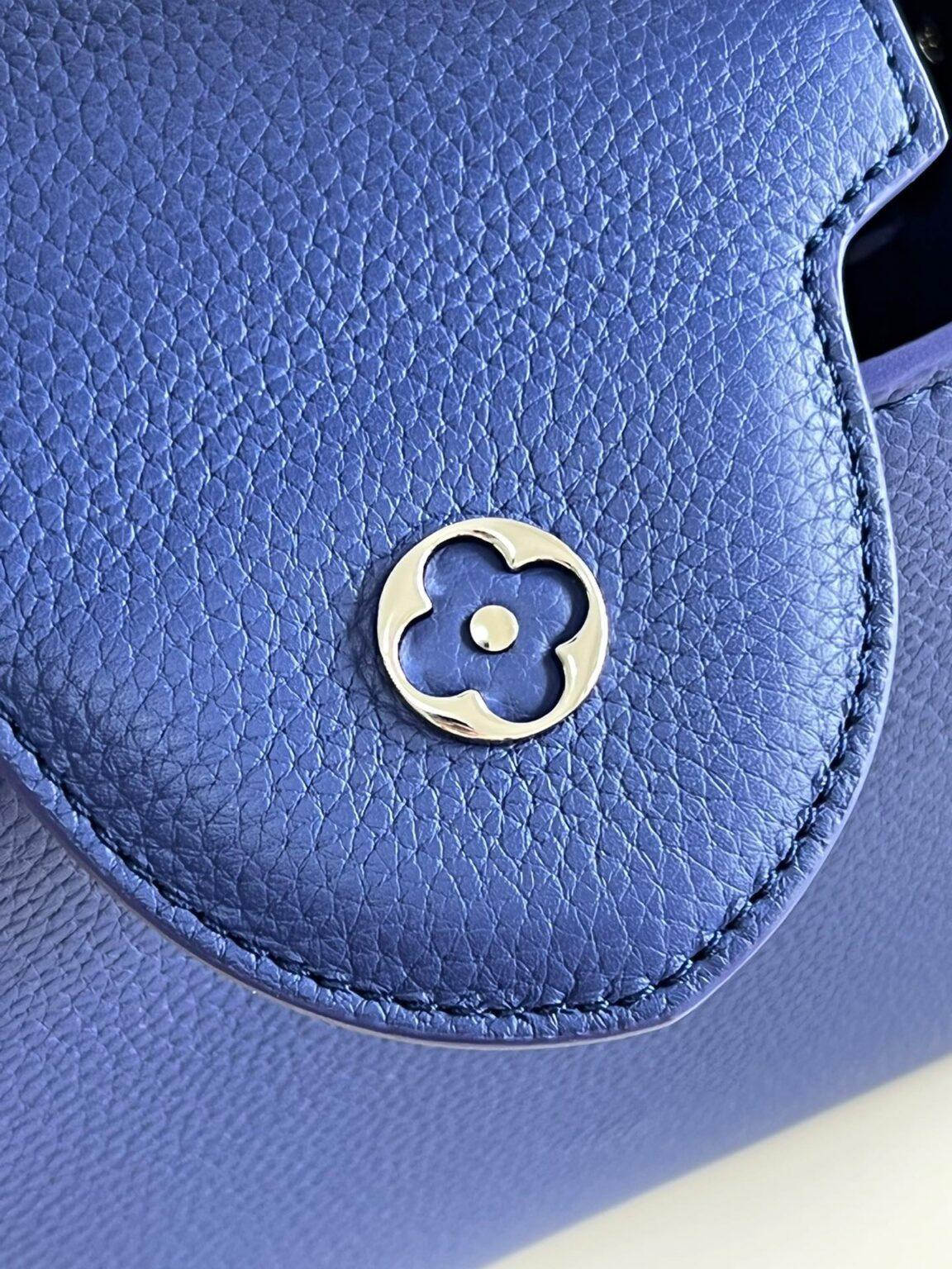 Louis Vuitton Capucines BB Koyu Mavi Küçük El Çantası - Glimmer of Luxury