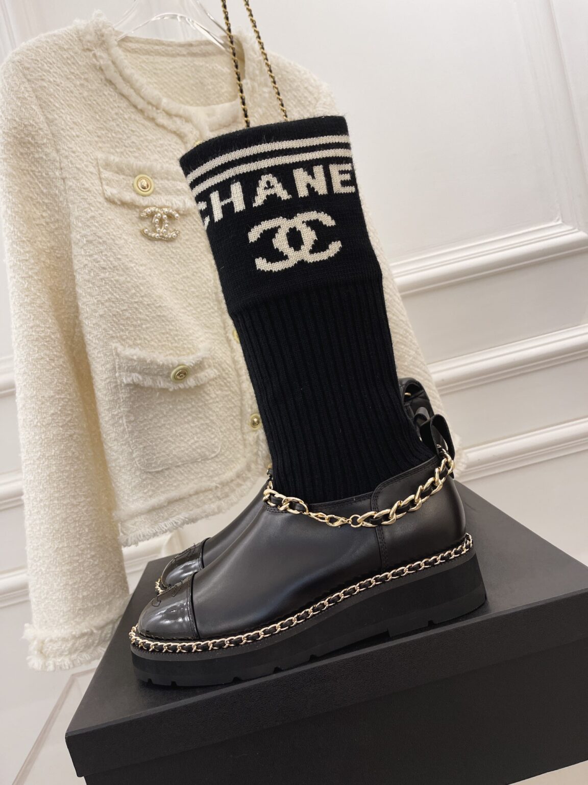 Chanel Çorap Botlar - Glimmer of Luxury