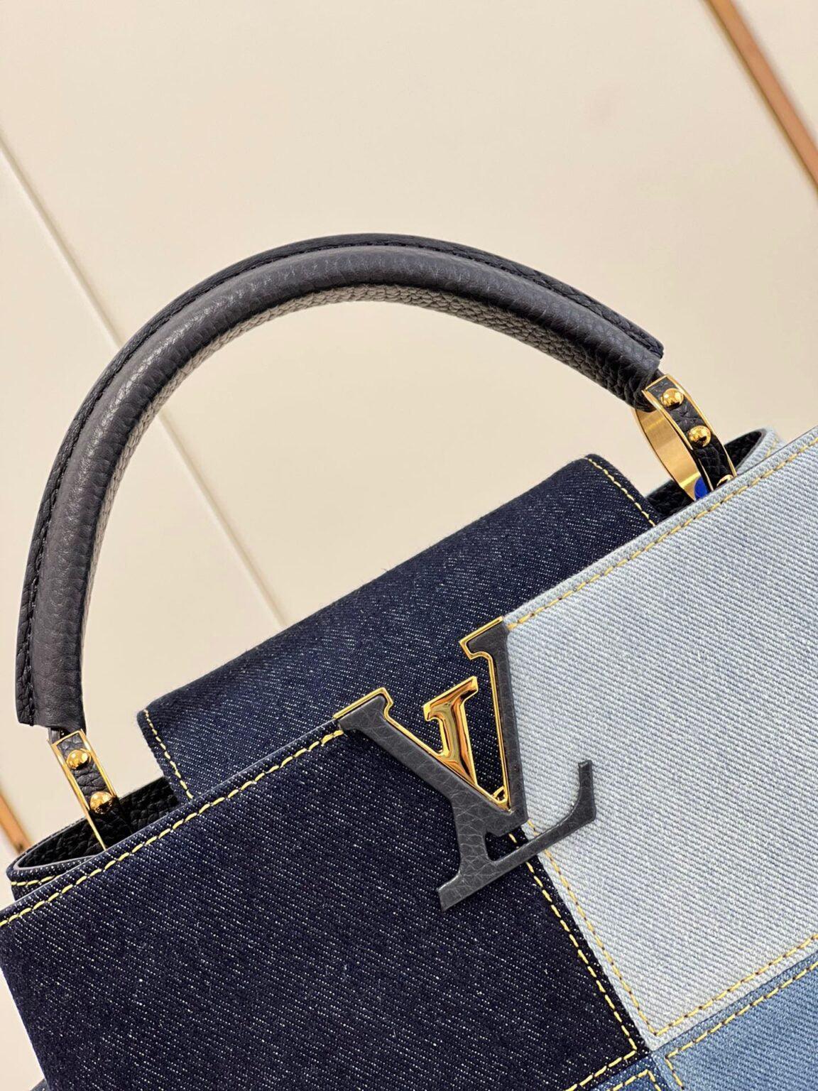 Louis Vuitton Capucines BB Denim Küçük El Çantası - Glimmer of Luxury