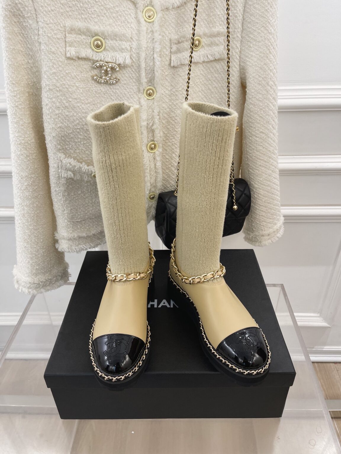 Chanel Çorap Botlar - Glimmer of Luxury