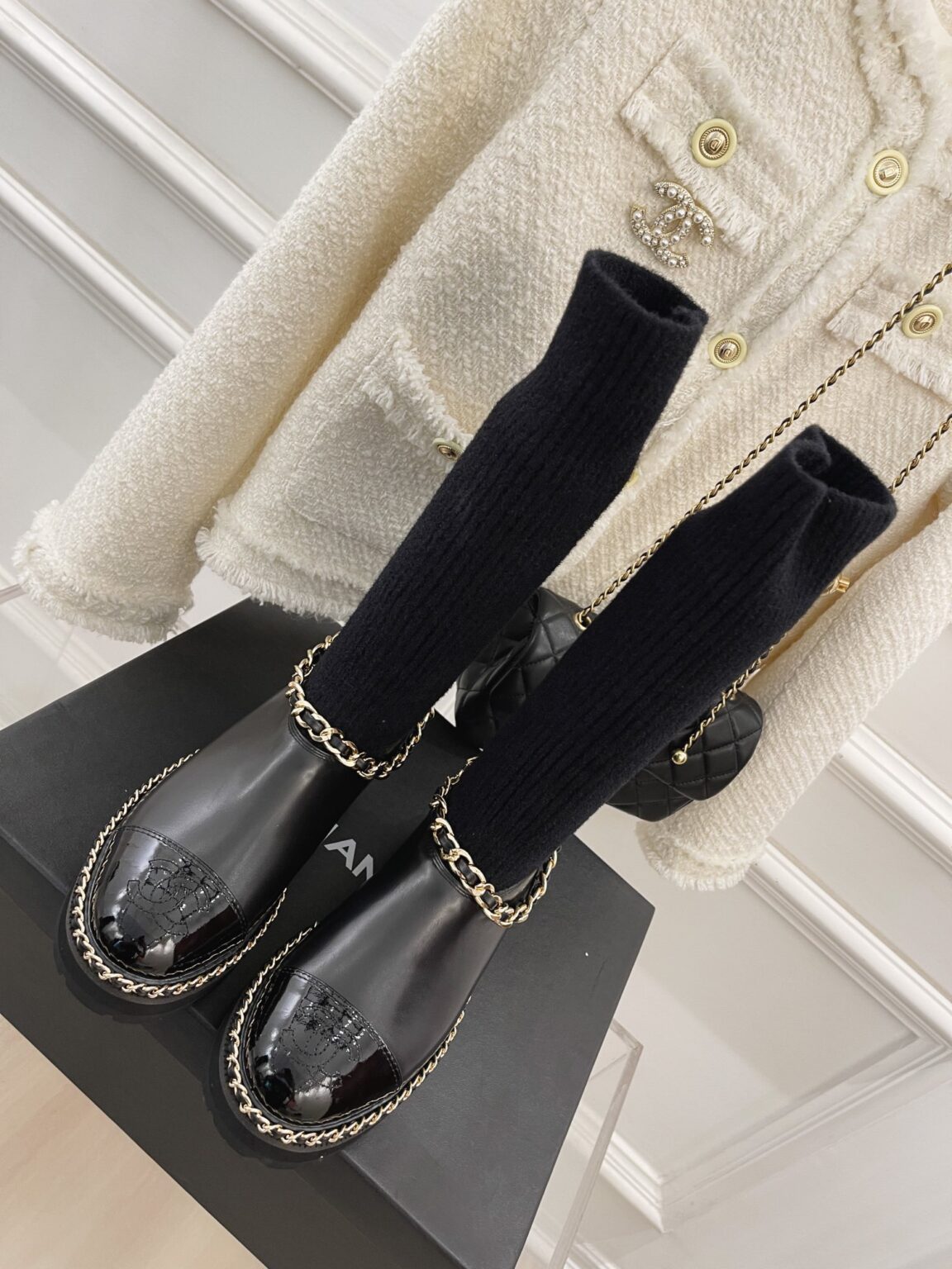 Chanel Çorap Botlar - Glimmer of Luxury