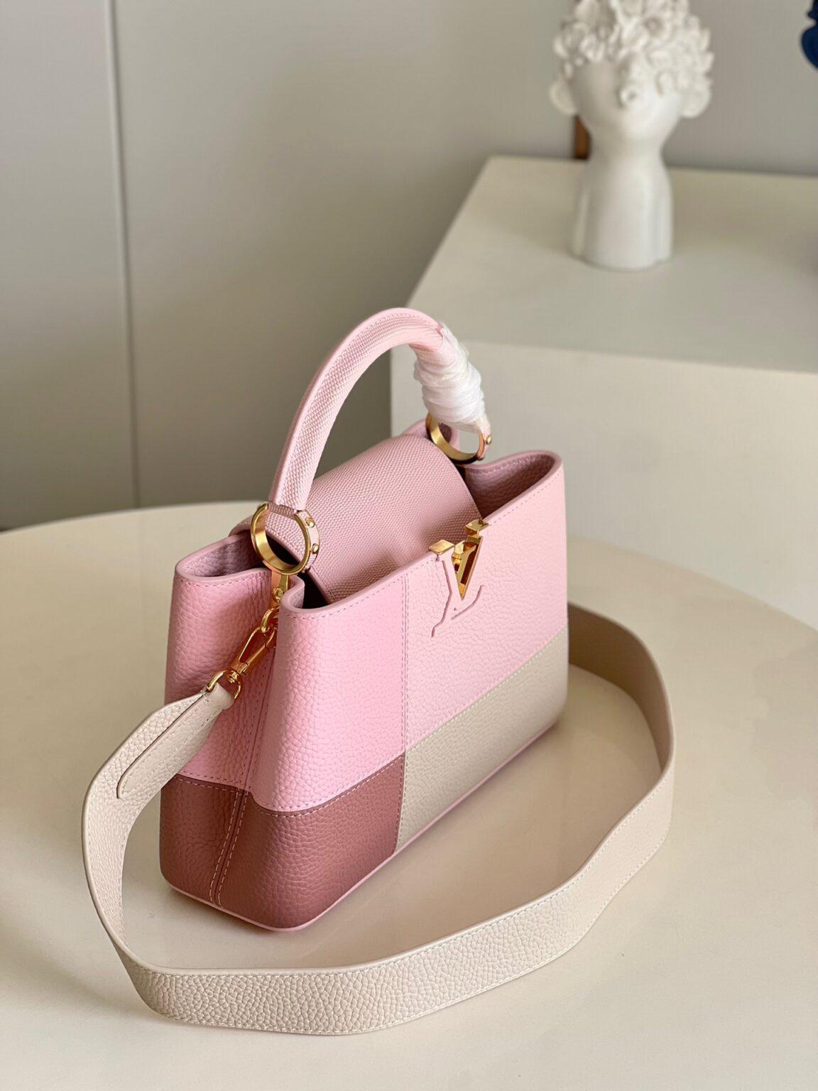Louis Vuitton Capucines BB Pembe Yapbozlu Küçük Çanta - Glimmer of Luxury