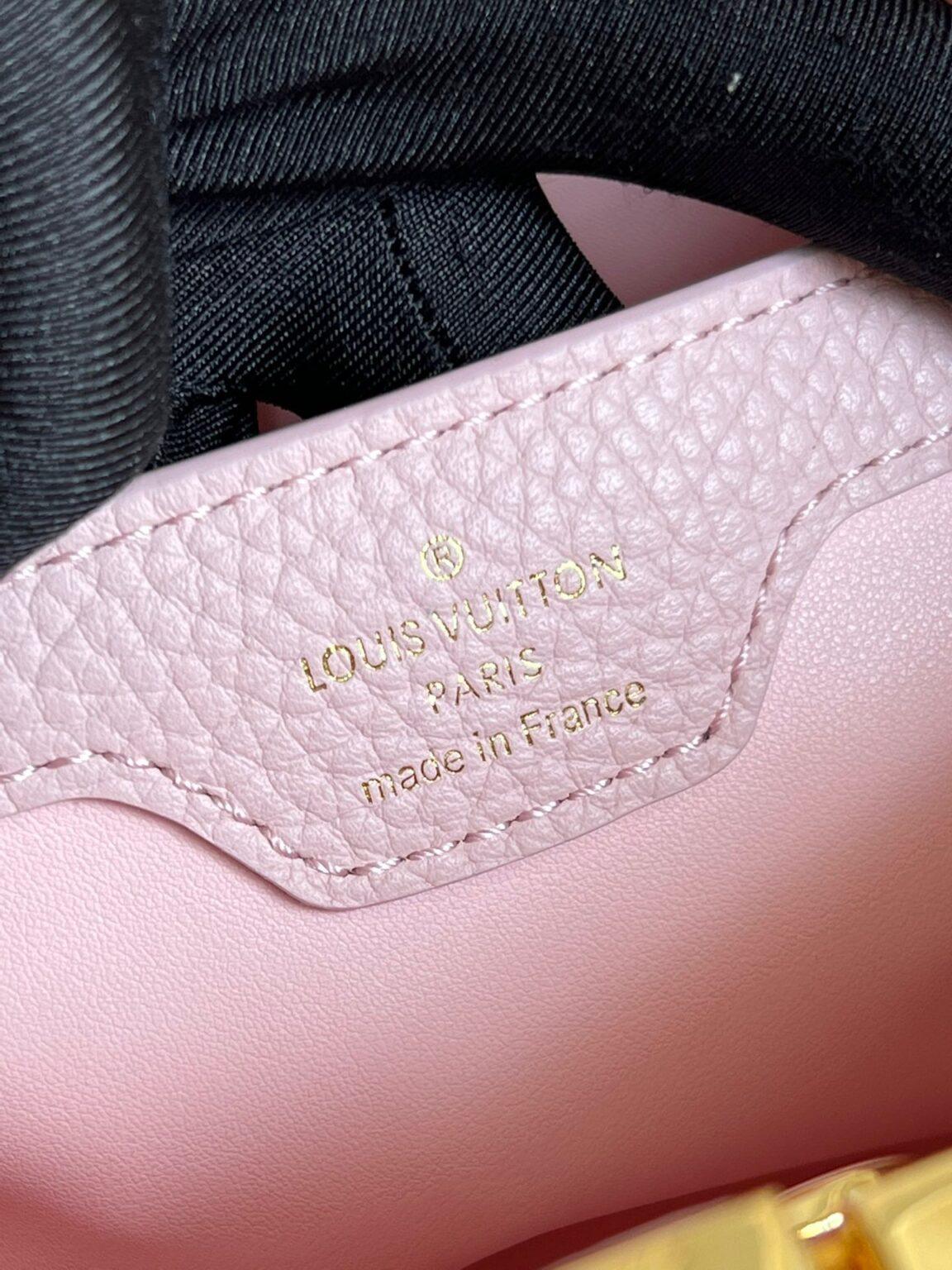 Louis Vuitton Capucines BB Pembe Yapbozlu Küçük Çanta - Glimmer of Luxury