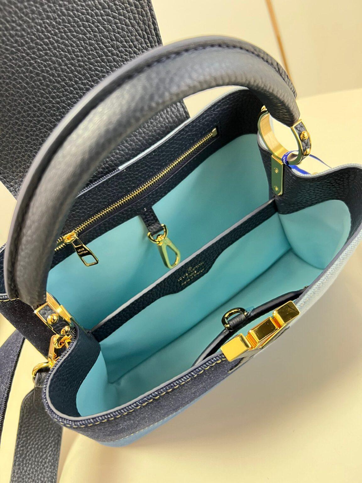 Louis Vuitton Capucines BB Denim Küçük El Çantası - Glimmer of Luxury
