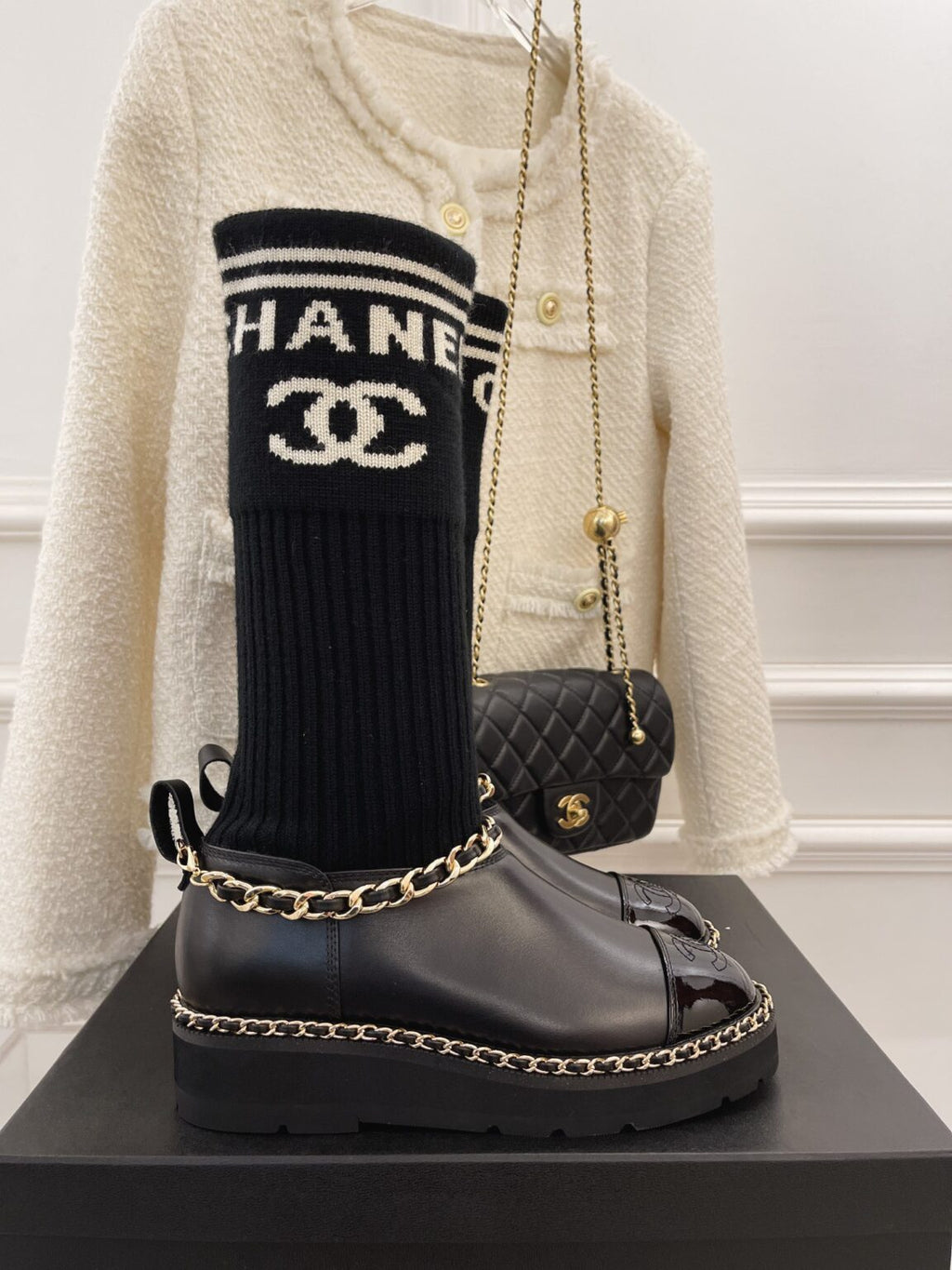 Chanel Çorap Botlar - Glimmer of Luxury