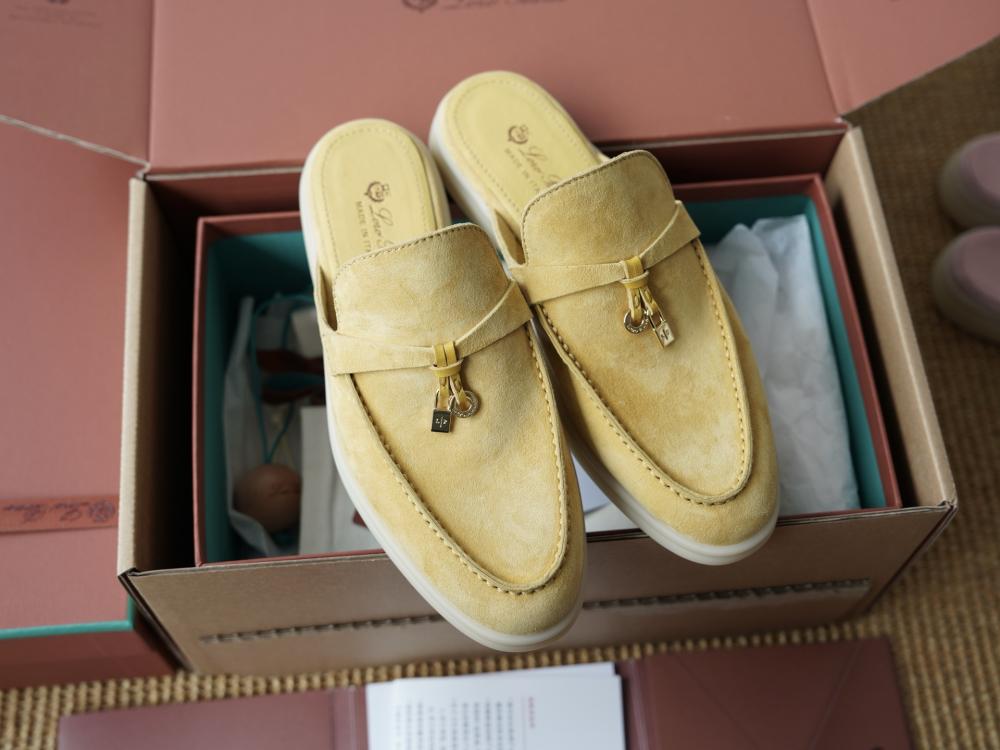 Loro Piana Charms Walk Babouche Loafer