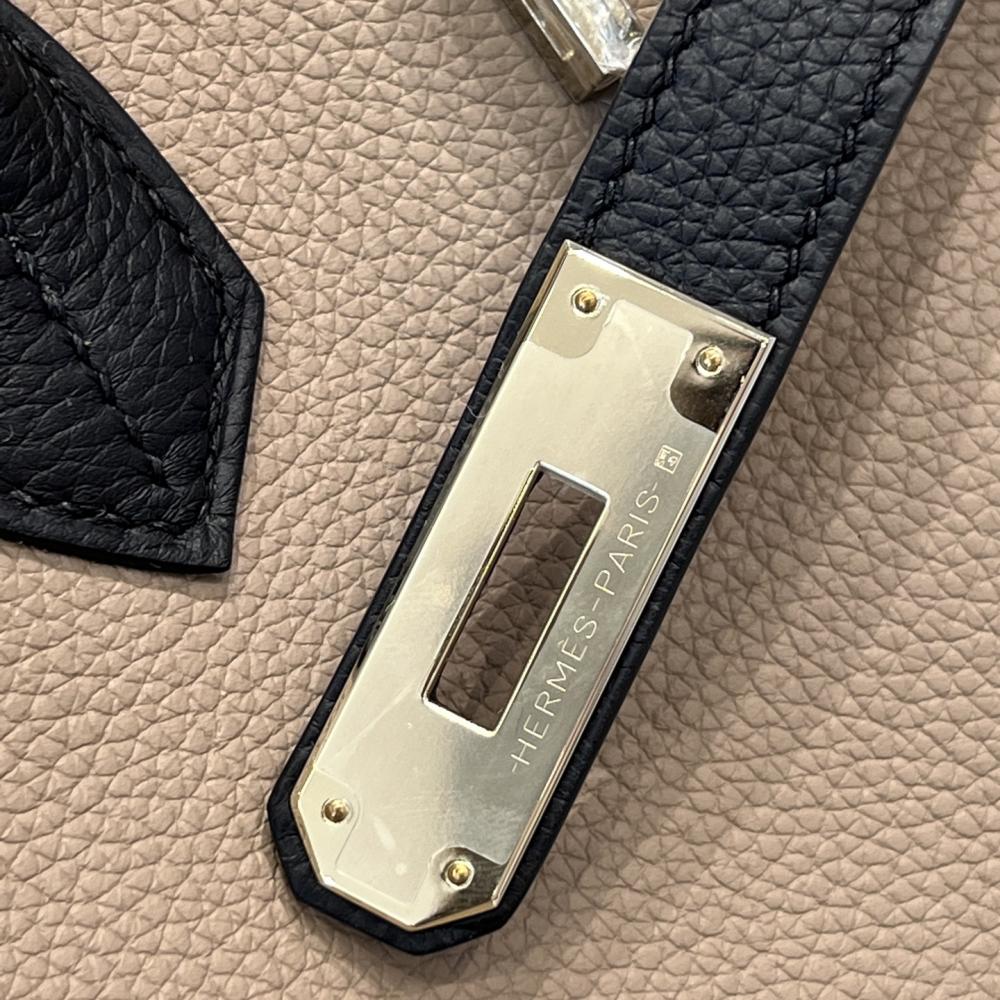 Hermès Birkin 35 HSS Etoupe and Black Togo