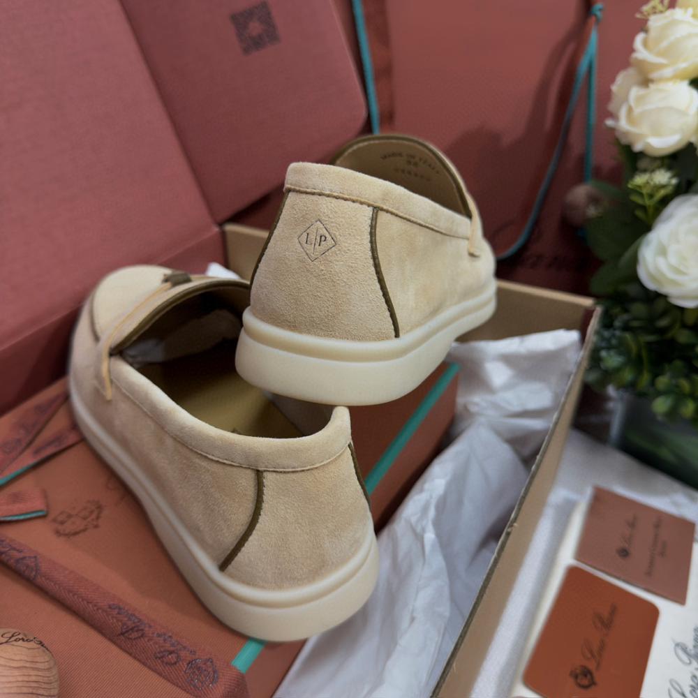 Loro Piana Yaz Büyüsü Yürüyüş Ayakkabısı - Tereyağı - Glimmer of Luxury