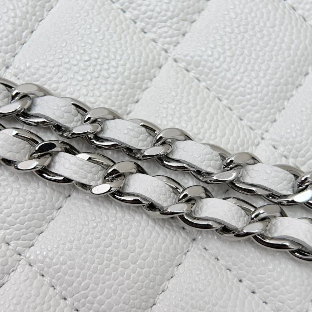 Chanel Quilted Small CC Daily Backpack Black Caviar Light Gold Hardware