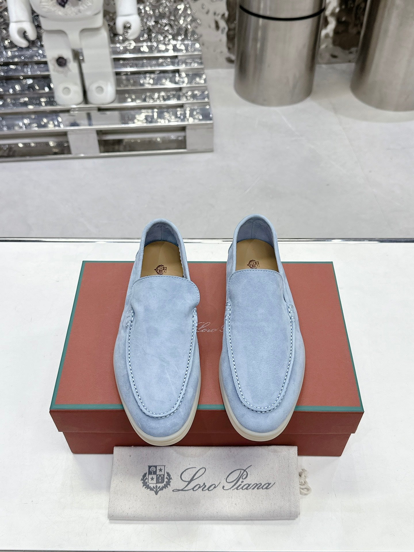 حذاء لوفر LP Summer Walk من الجلد المدبوغ