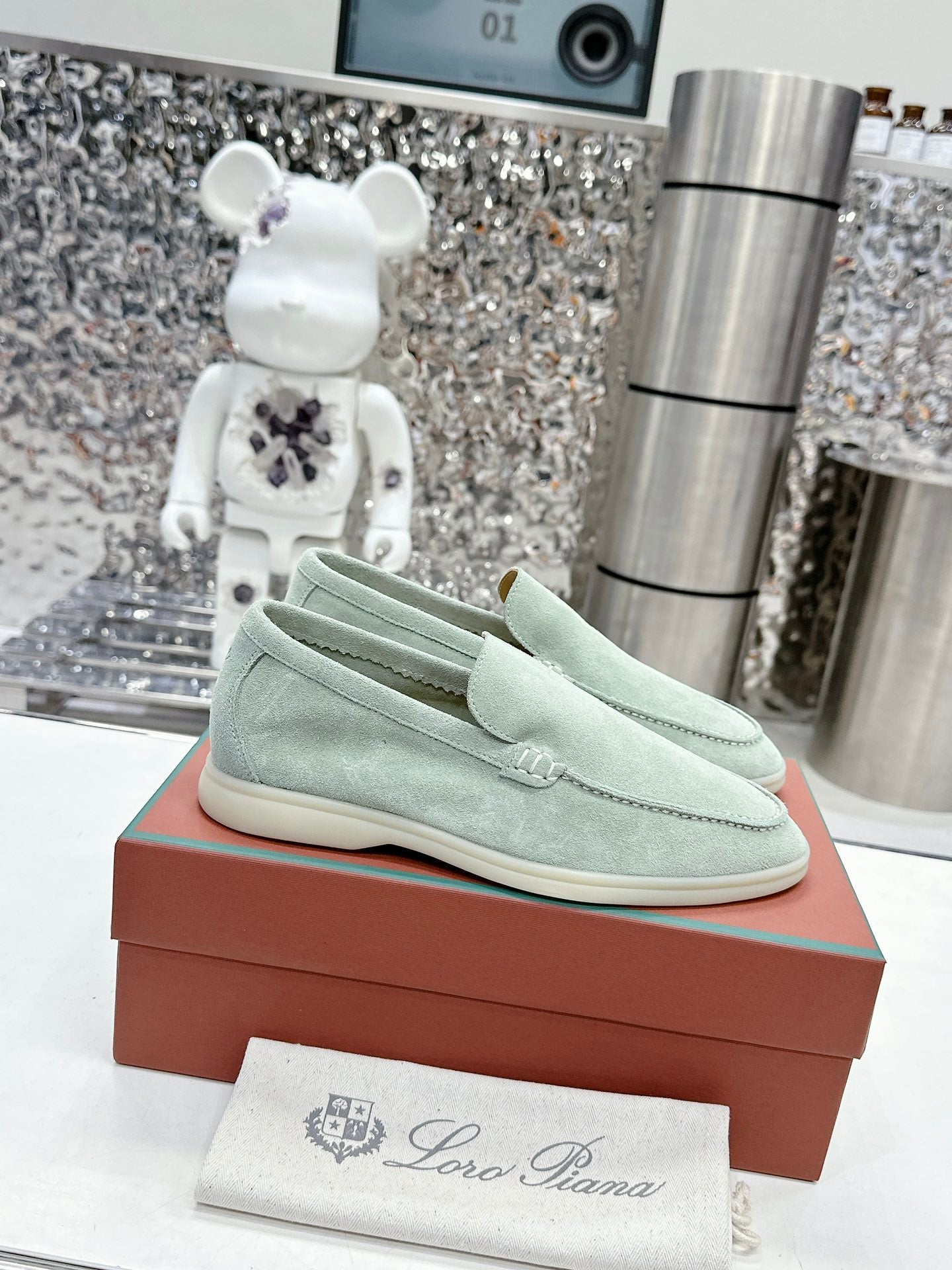 حذاء لوفر LP Summer Walk من الجلد المدبوغ