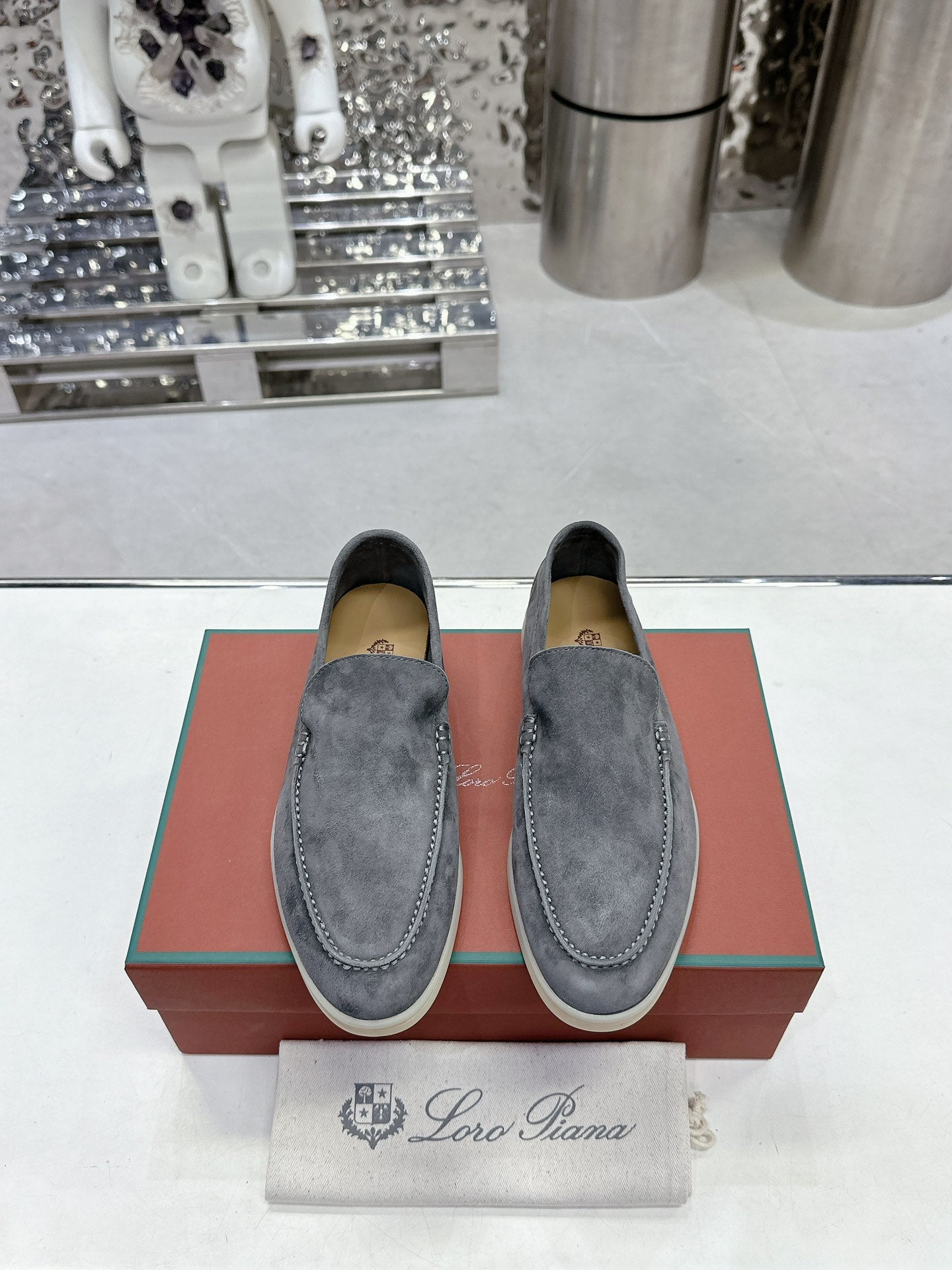 حذاء لوفر LP Summer Walk من الجلد المدبوغ