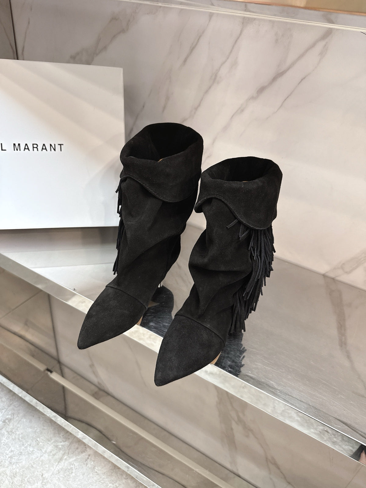 Isabel Marant 2025 Katlı Topuklu Çizme