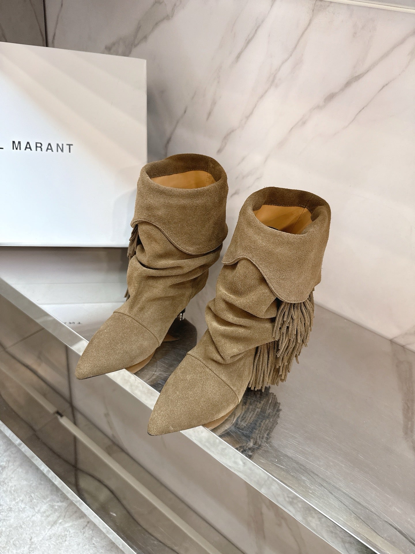 Isabel Marant 2025 Layered Heel Boots