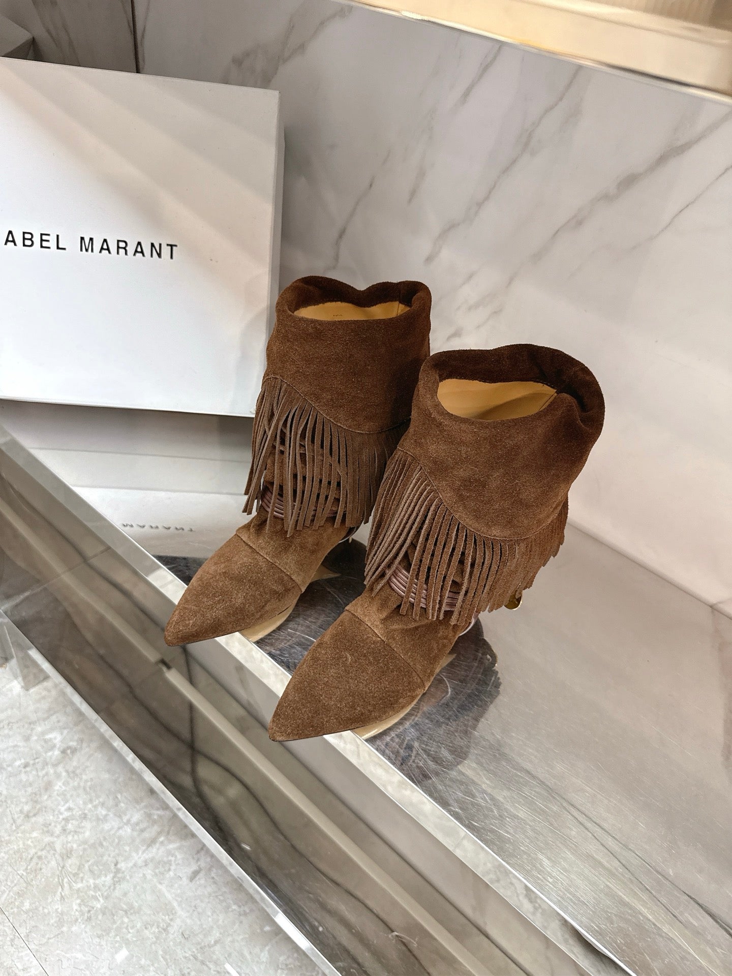 Isabel Marant 2025 Katlı Topuklu Çizme