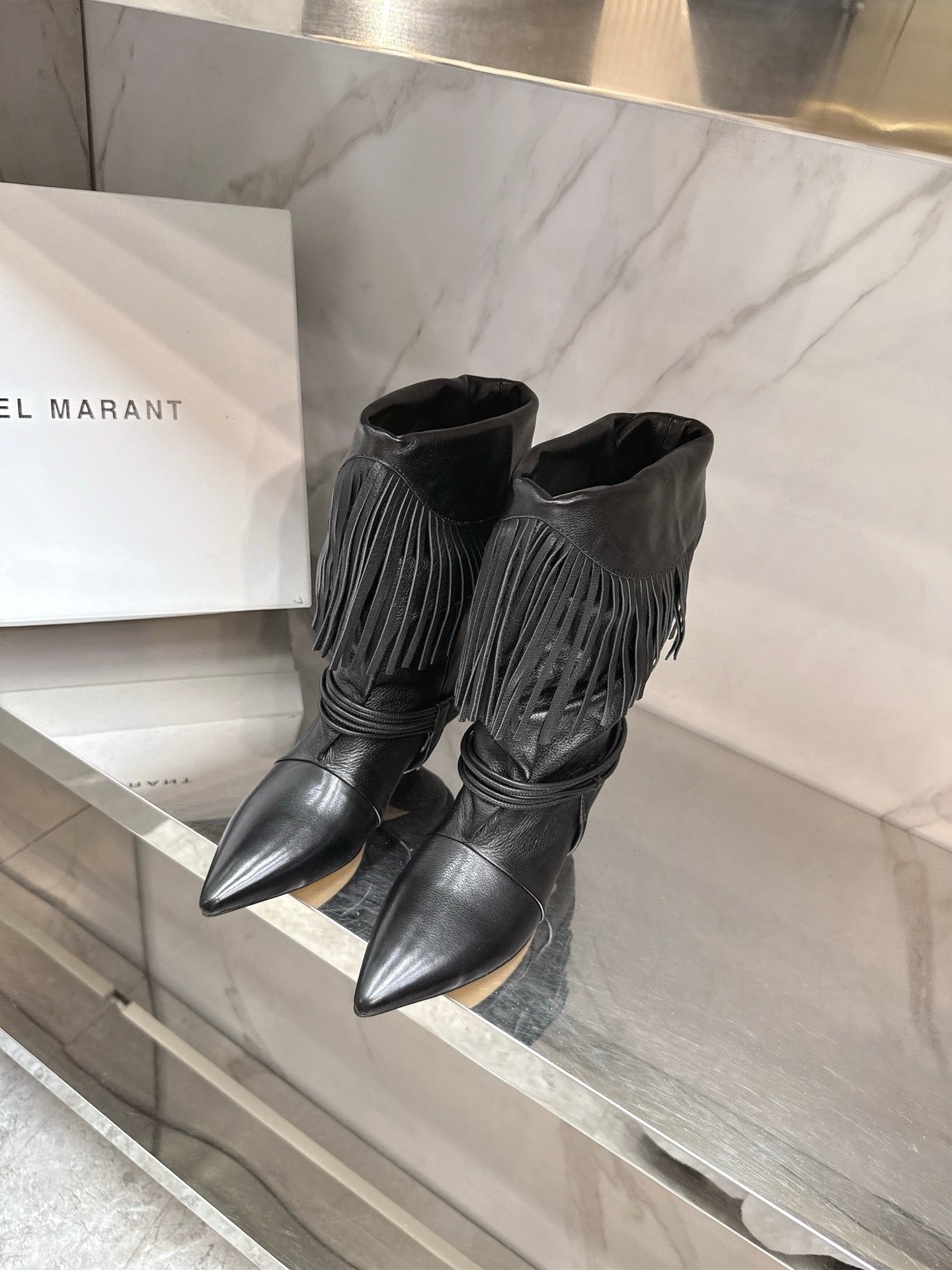 Isabel Marant 2025 Katlı Topuklu Çizme