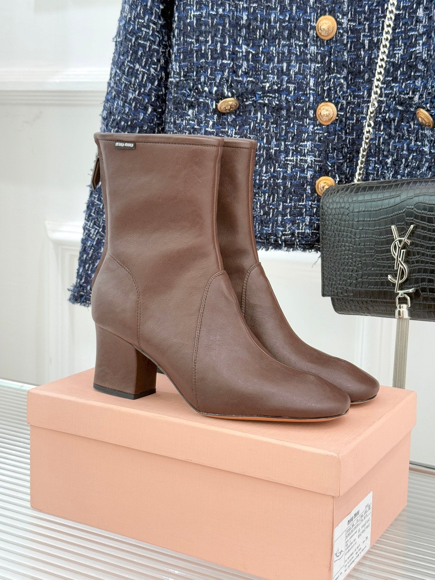 Miu Miu 25WF Flexible Leather Boots