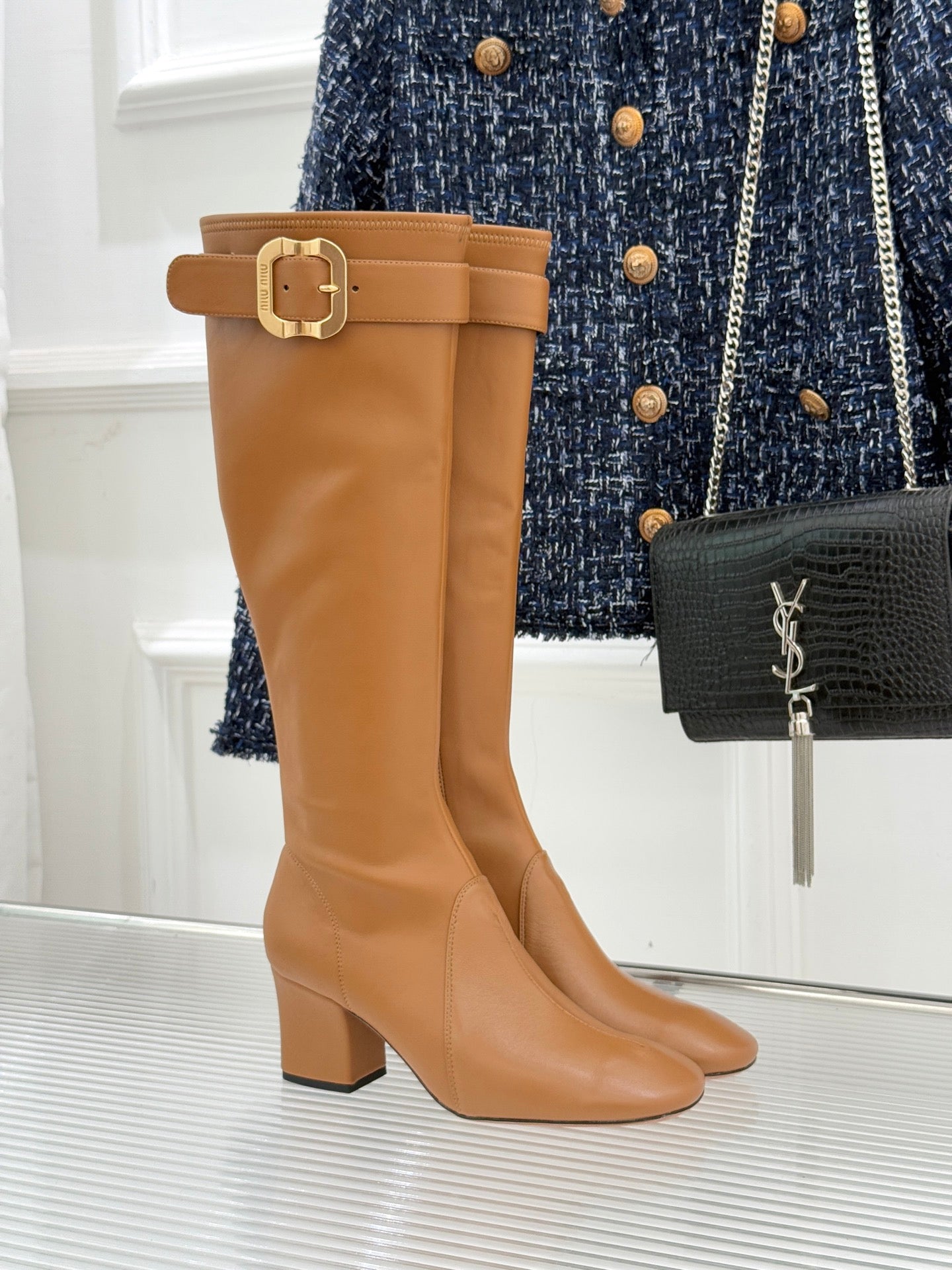 Miu Miu 2025 Fall/Winter Collection – Flexible Leather Boots