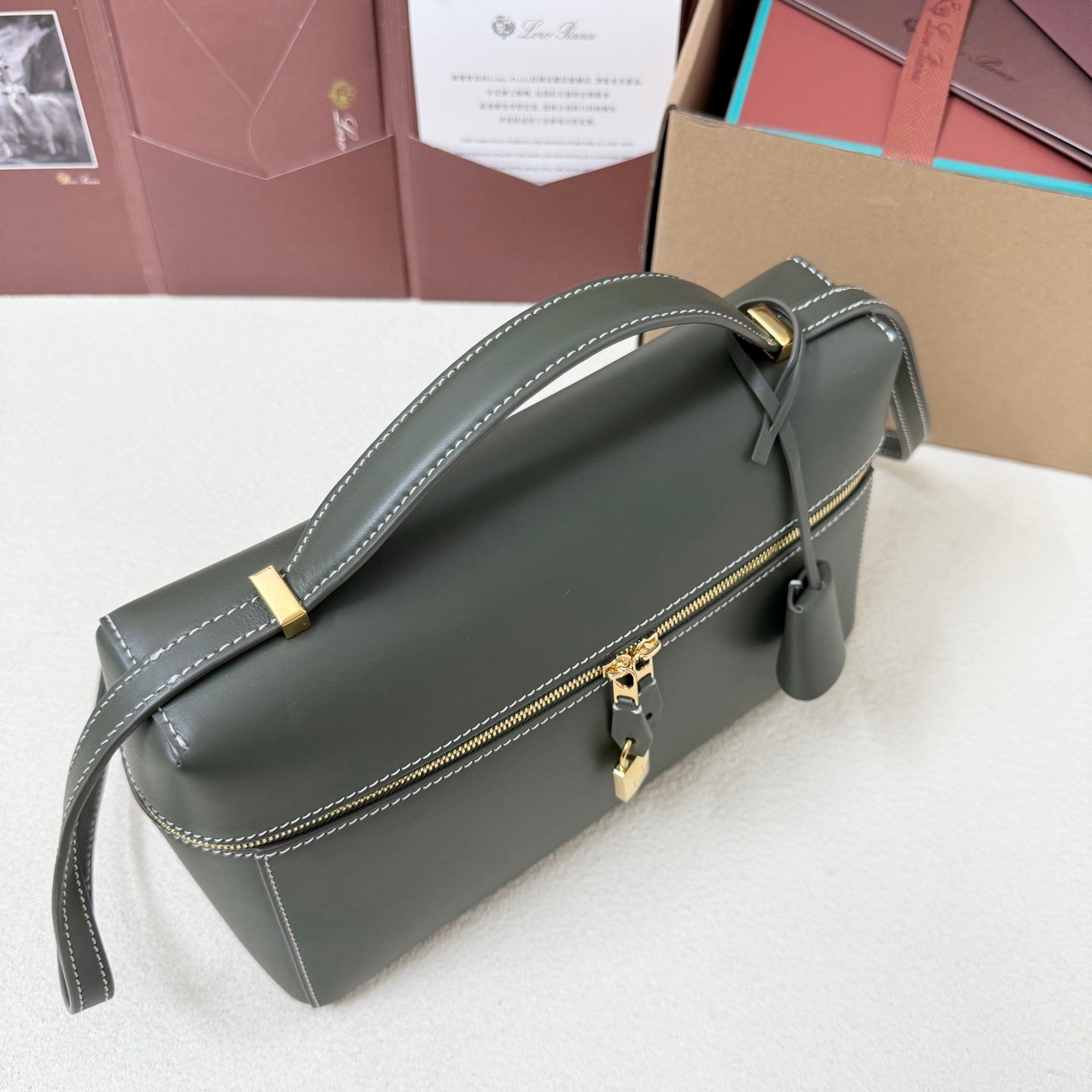 Loro Piana Extra Pocket L19 Clutch Handbag