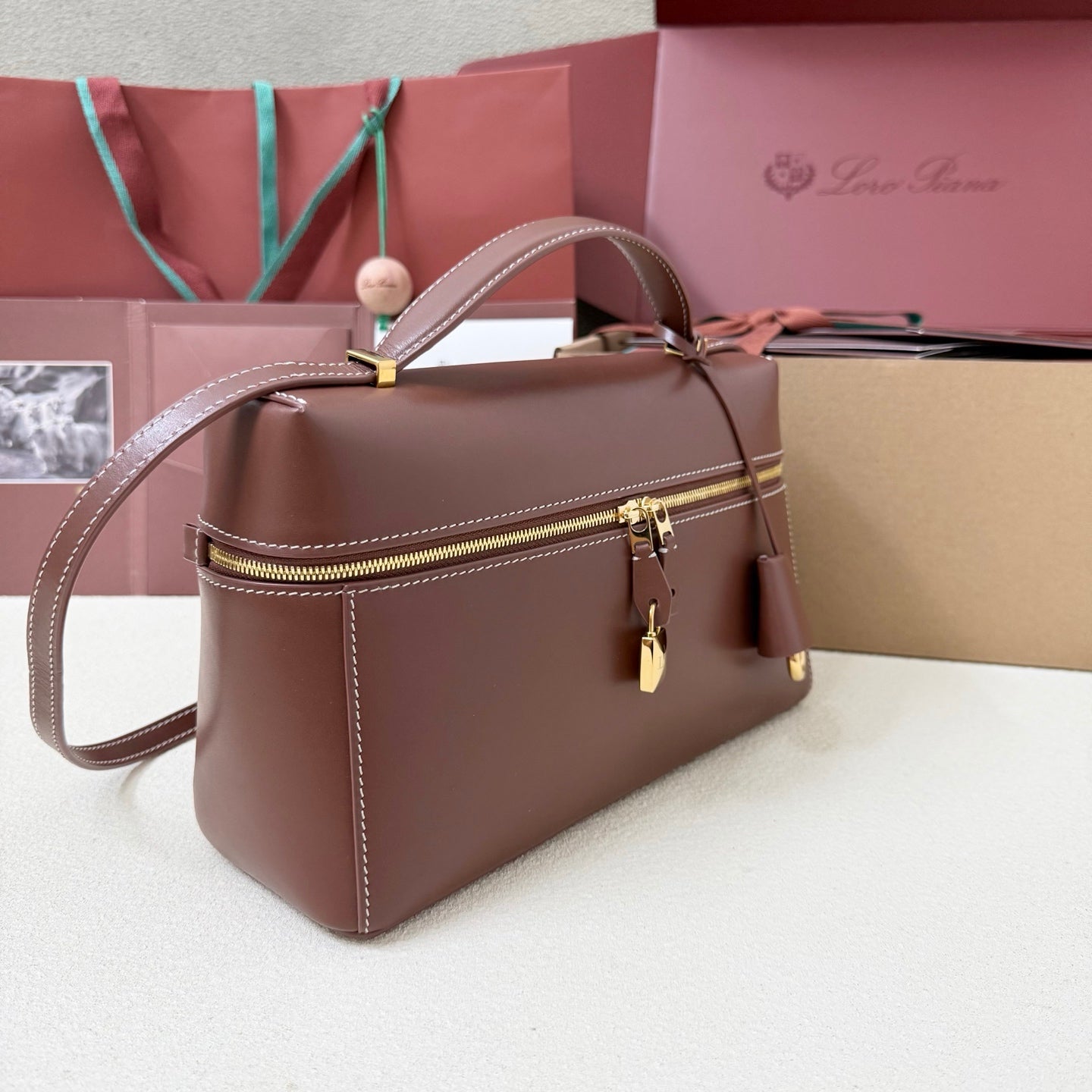 Loro Piana Extra Pocket L19 Clutch Handbag