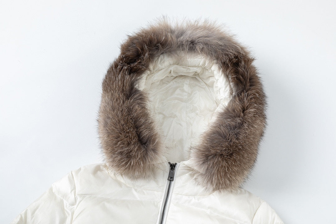 MONCLER Moner Hermifur Kuş Tüyü Mont